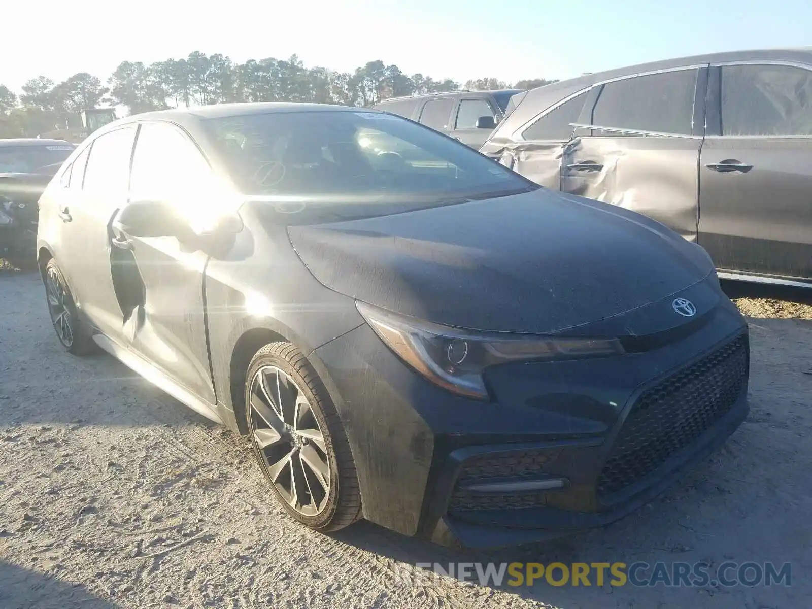 1 Photograph of a damaged car JTDS4RCE6LJ043345 TOYOTA COROLLA 2020