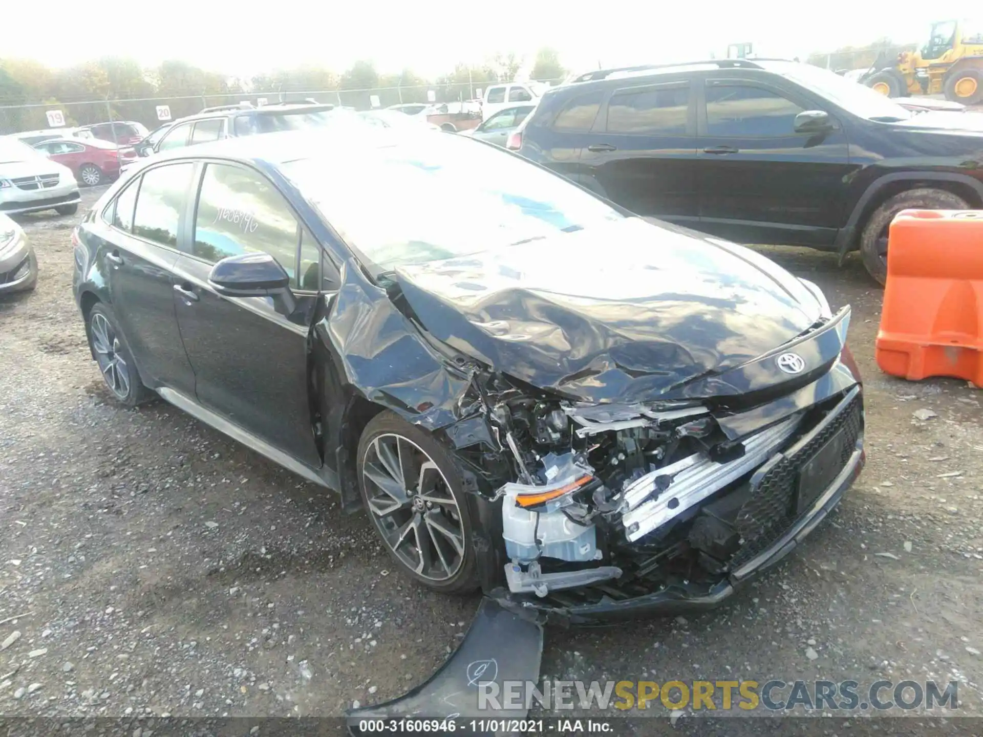 1 Photograph of a damaged car JTDS4RCE6LJ044303 TOYOTA COROLLA 2020