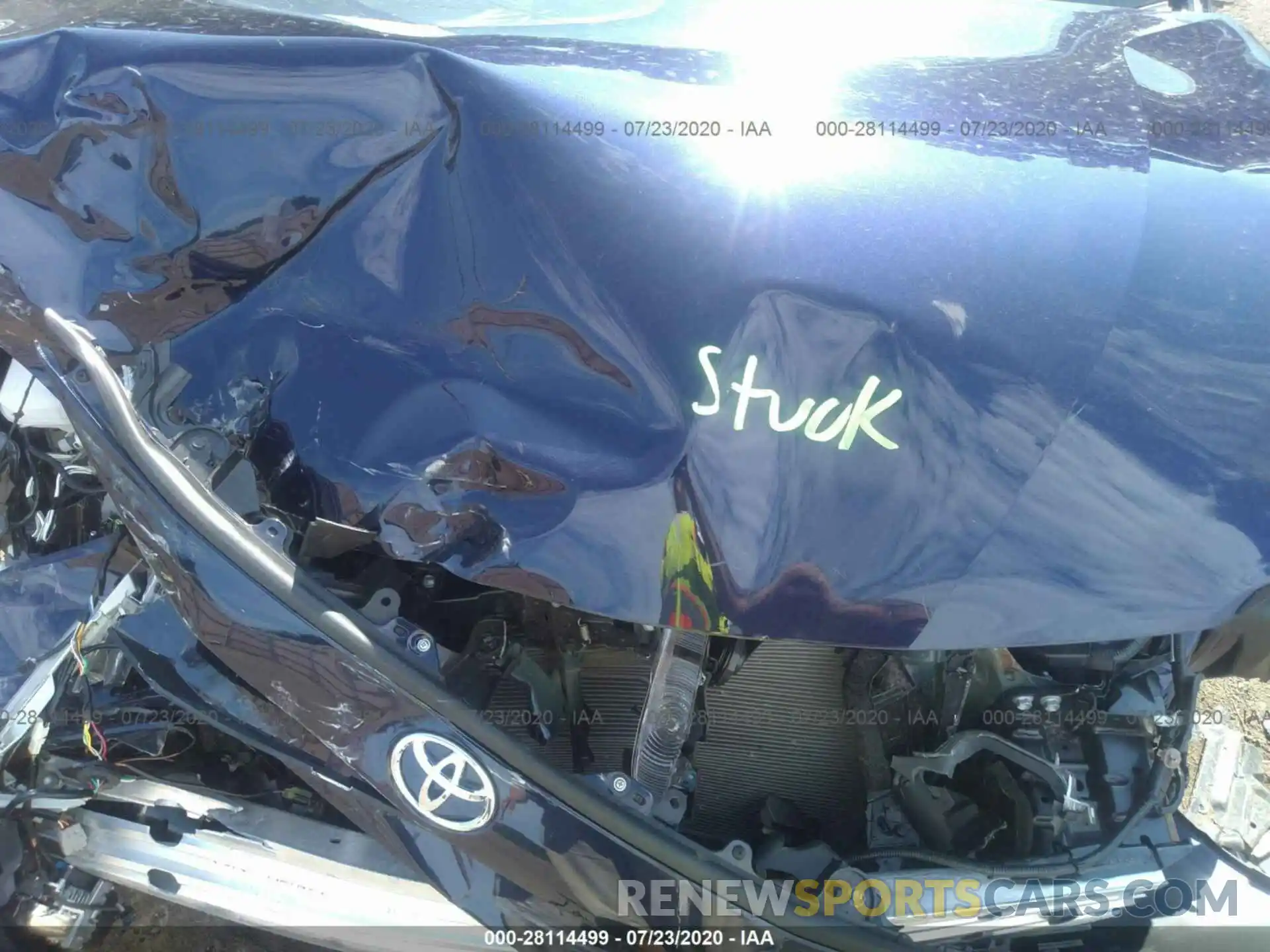10 Фотография поврежденного автомобиля JTDS4RCE6LJ044317 TOYOTA COROLLA 2020