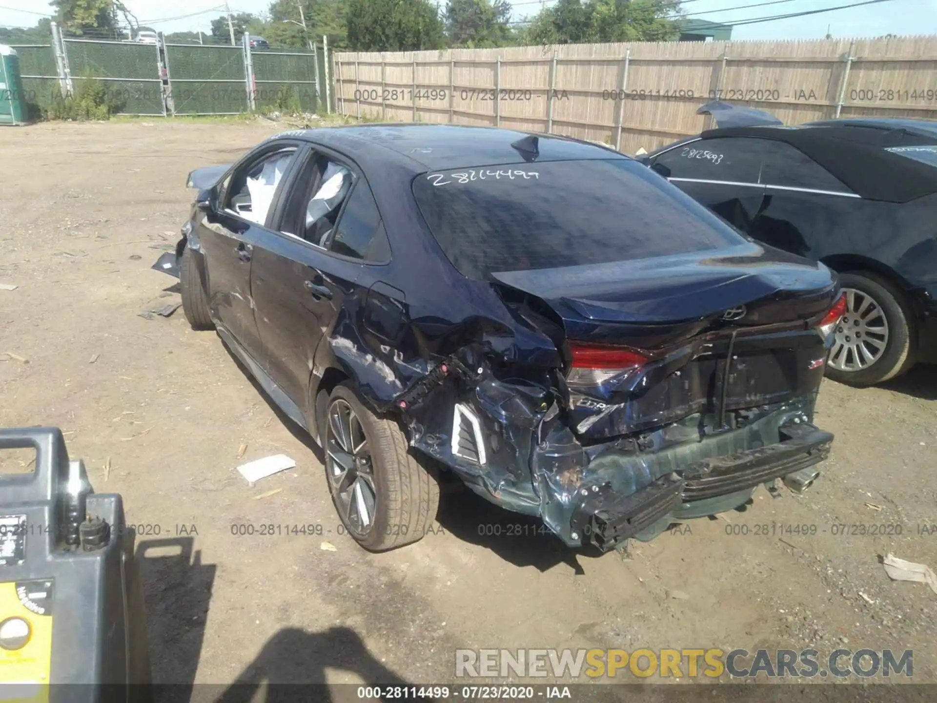 3 Фотография поврежденного автомобиля JTDS4RCE6LJ044317 TOYOTA COROLLA 2020