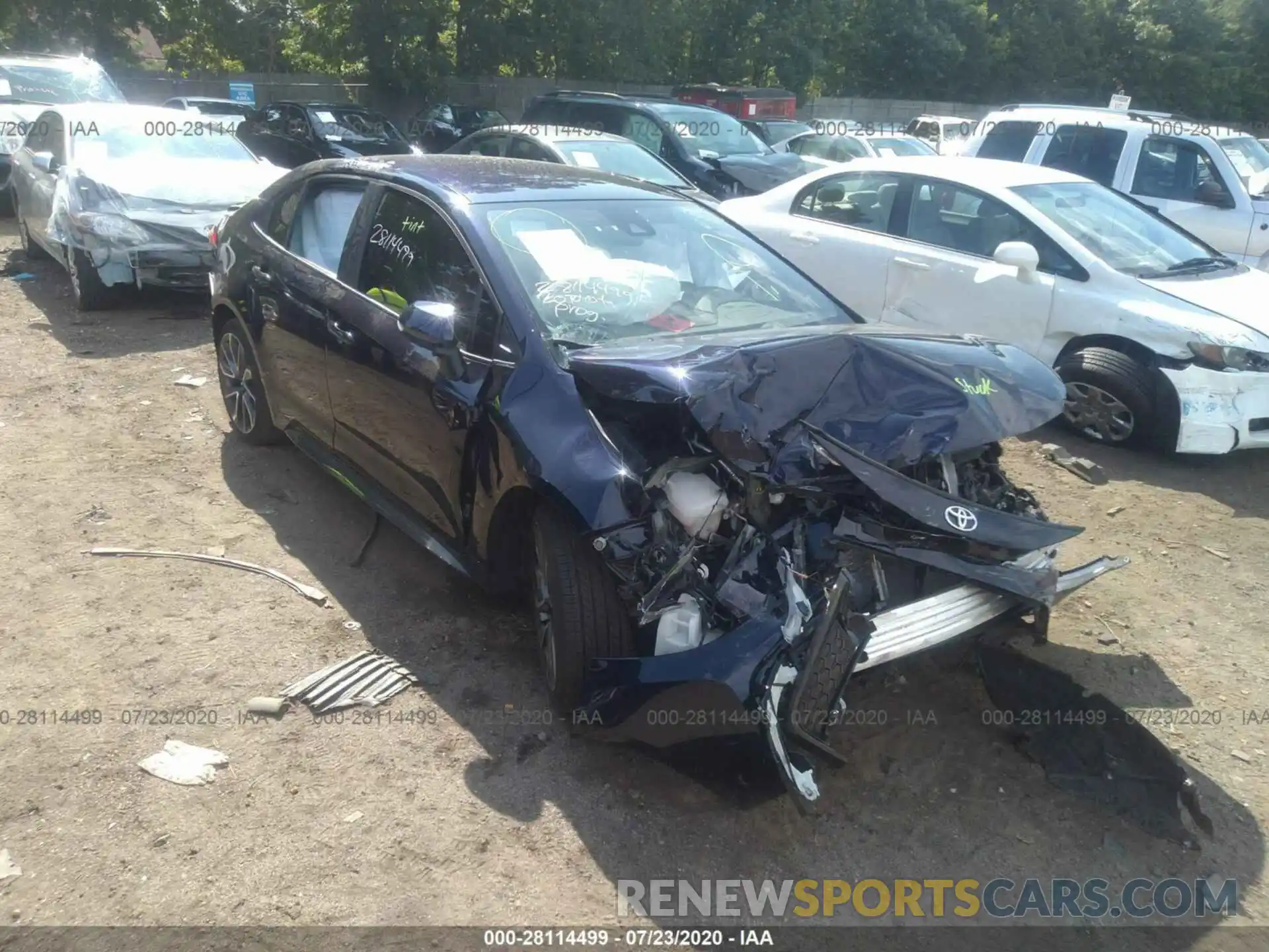 6 Фотография поврежденного автомобиля JTDS4RCE6LJ044317 TOYOTA COROLLA 2020