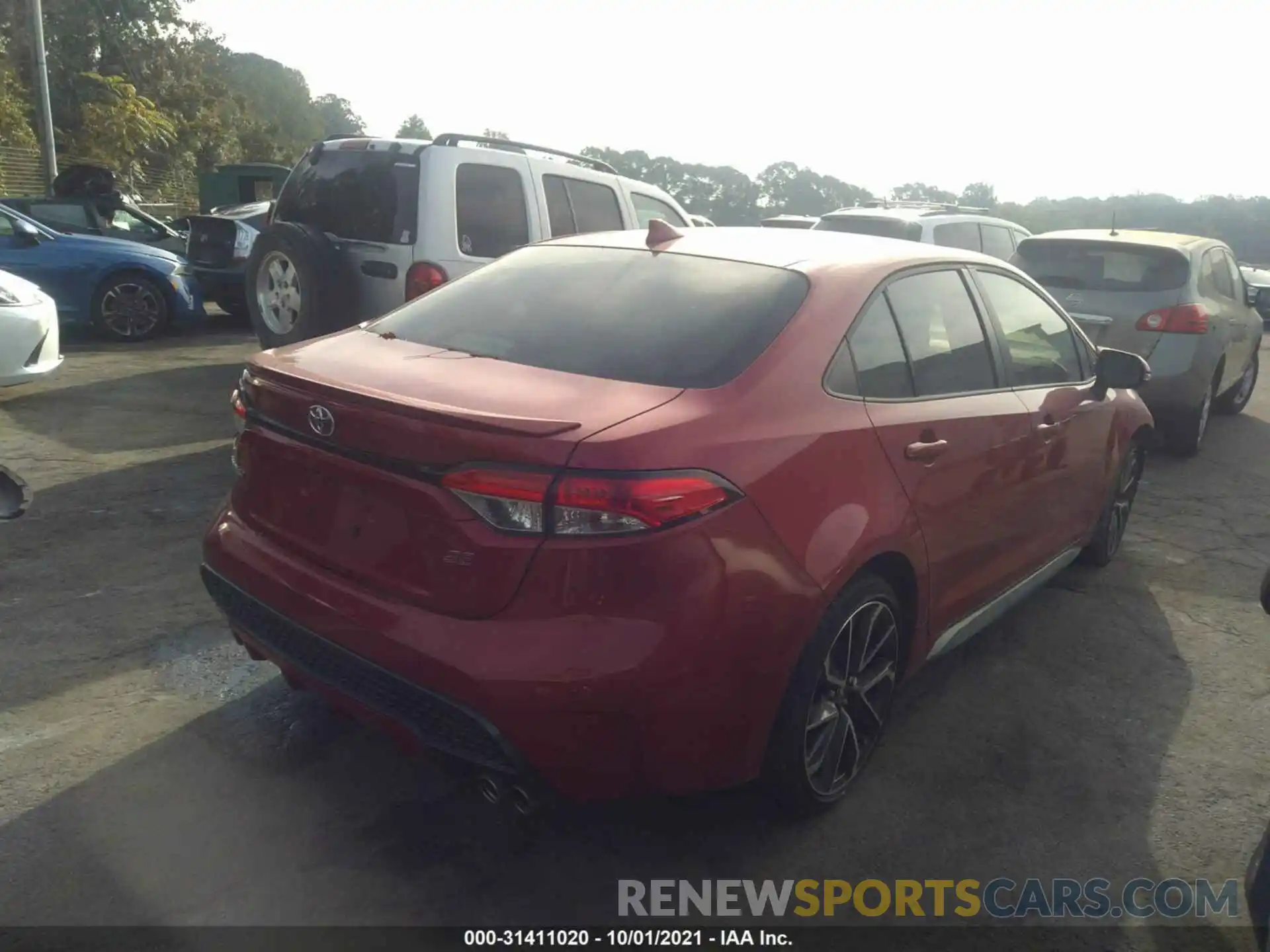 4 Photograph of a damaged car JTDS4RCE6LJ044480 TOYOTA COROLLA 2020