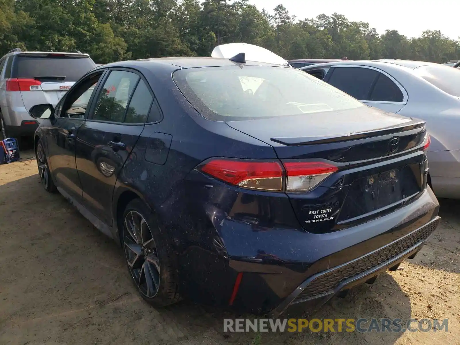 3 Photograph of a damaged car JTDS4RCE6LJ045614 TOYOTA COROLLA 2020