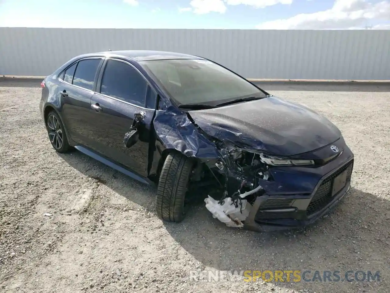 1 Photograph of a damaged car JTDS4RCE6LJ048951 TOYOTA COROLLA 2020