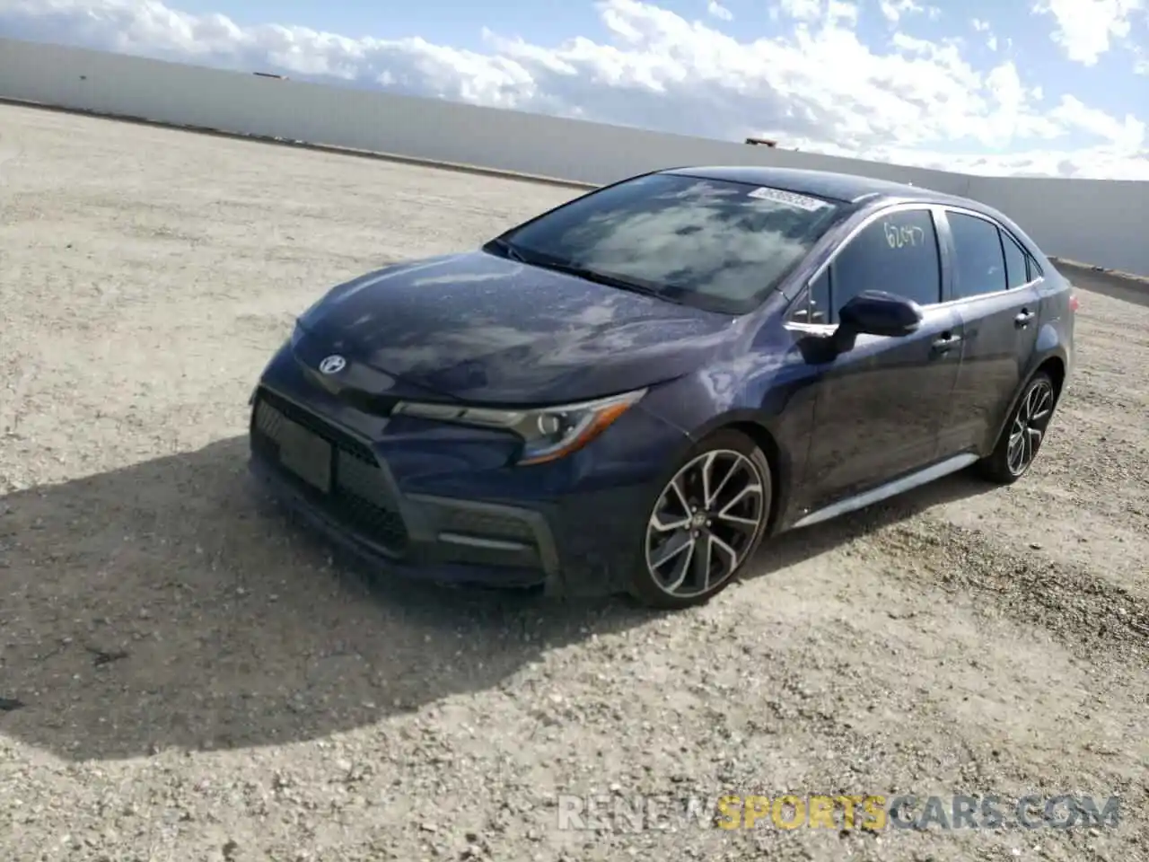 2 Photograph of a damaged car JTDS4RCE6LJ048951 TOYOTA COROLLA 2020