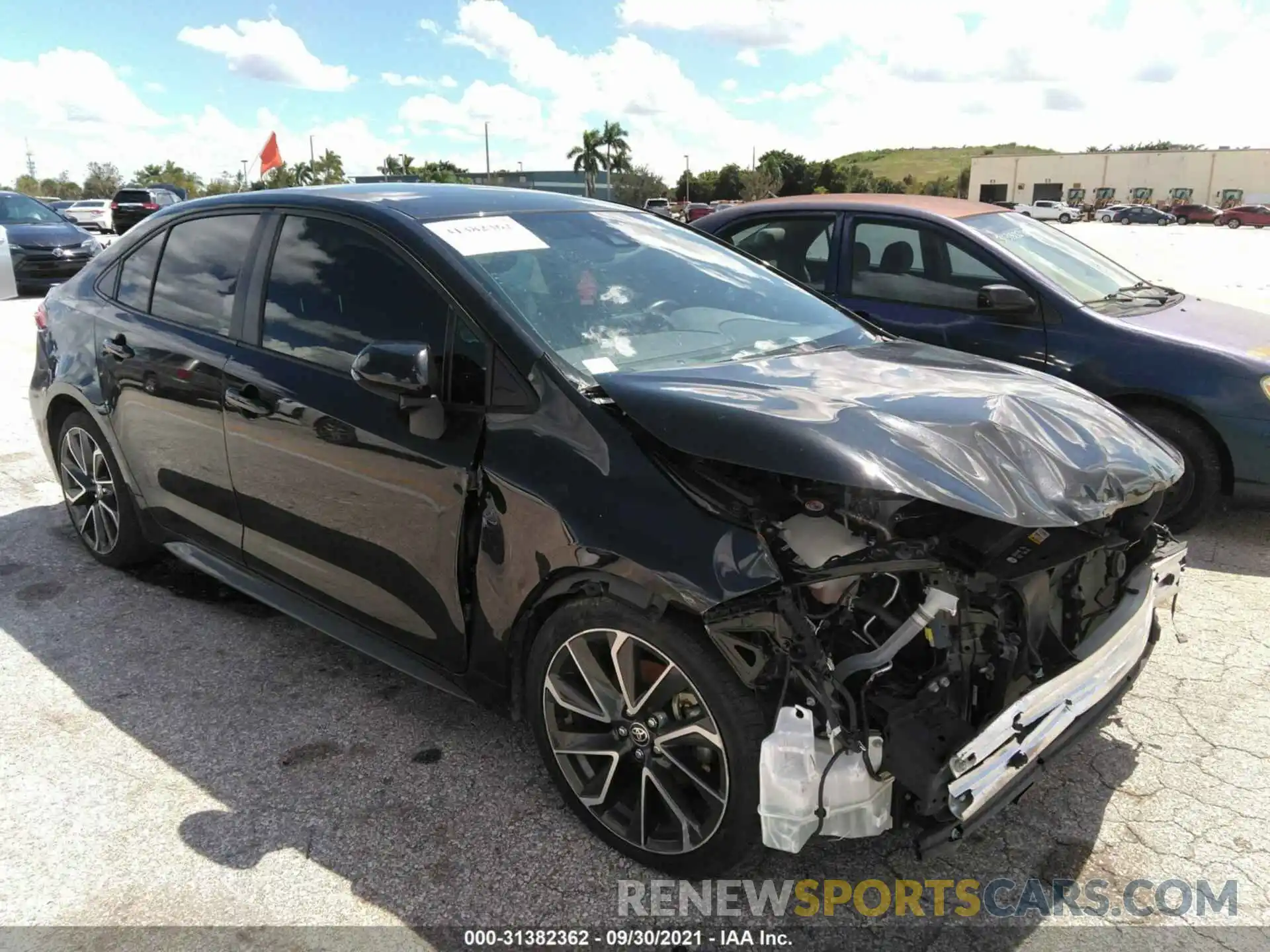 1 Photograph of a damaged car JTDS4RCE6LJ050246 TOYOTA COROLLA 2020