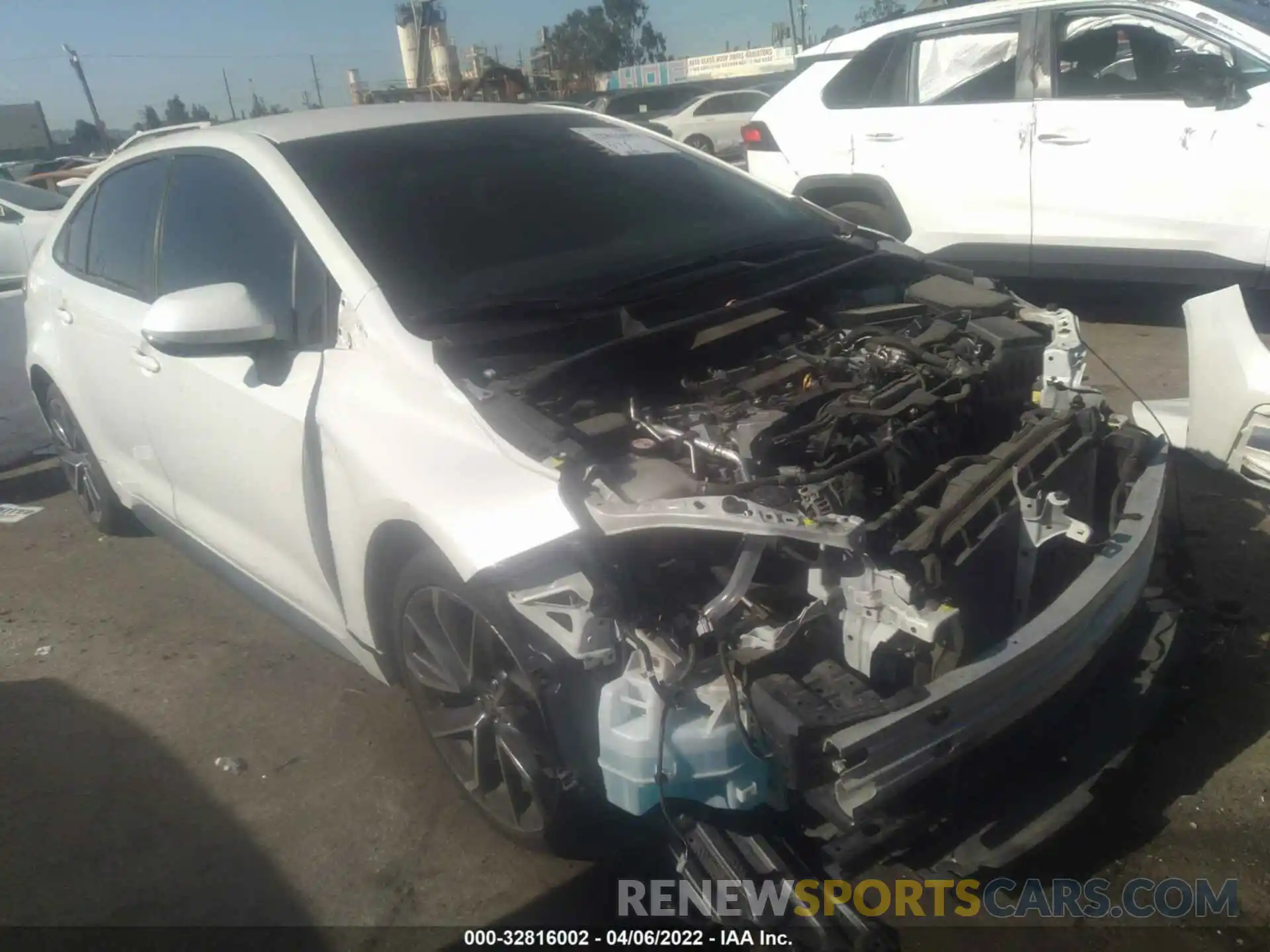 1 Photograph of a damaged car JTDS4RCE6LJ051803 TOYOTA COROLLA 2020