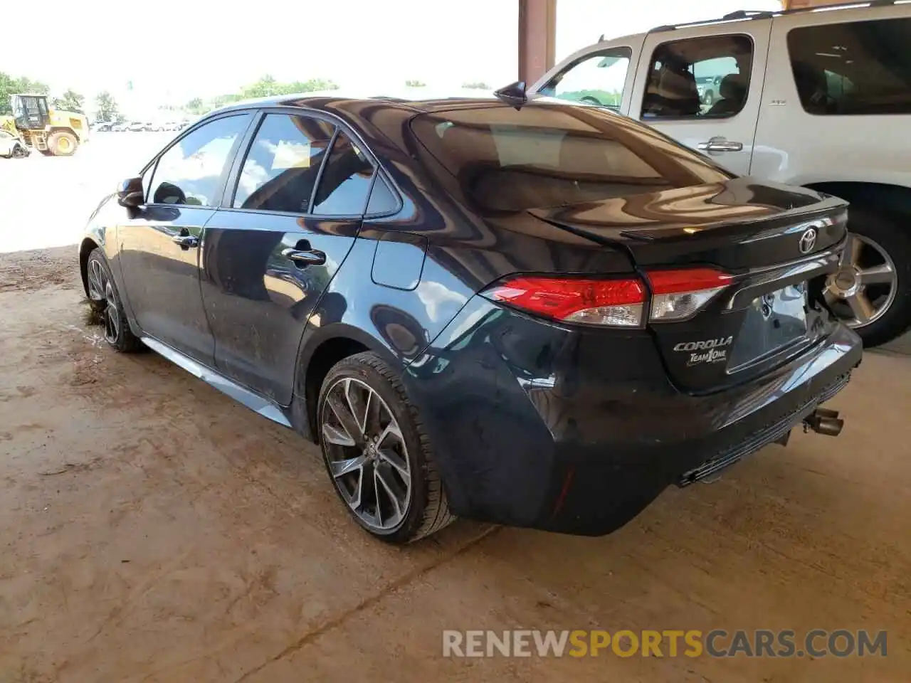 3 Photograph of a damaged car JTDS4RCE6LJ051820 TOYOTA COROLLA 2020