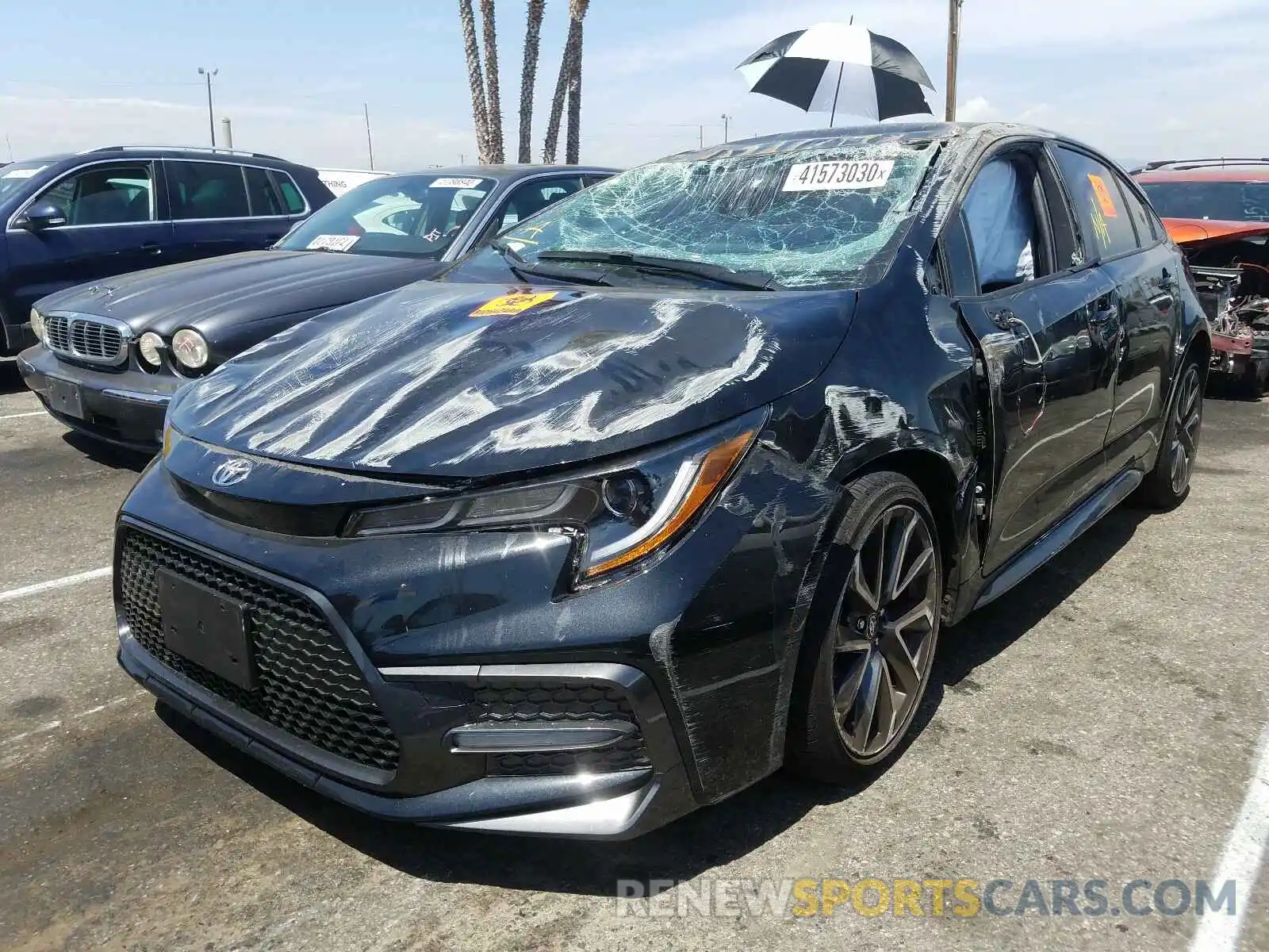 2 Photograph of a damaged car JTDS4RCE6LJ052076 TOYOTA COROLLA 2020