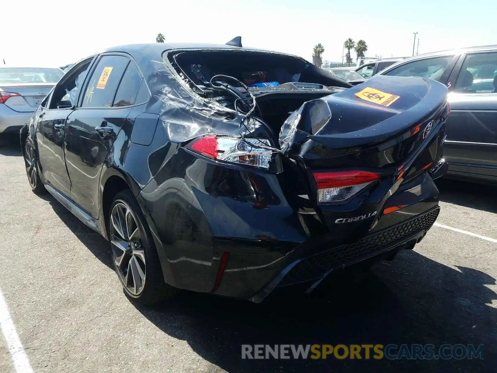 3 Photograph of a damaged car JTDS4RCE6LJ052076 TOYOTA COROLLA 2020