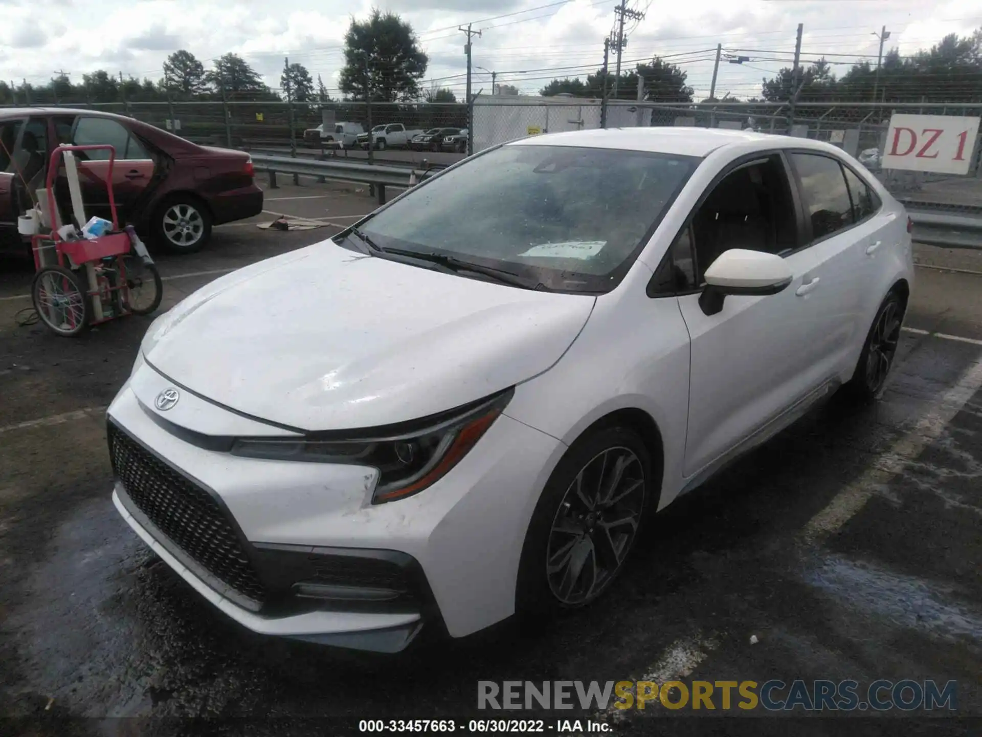 2 Photograph of a damaged car JTDS4RCE7LJ000293 TOYOTA COROLLA 2020