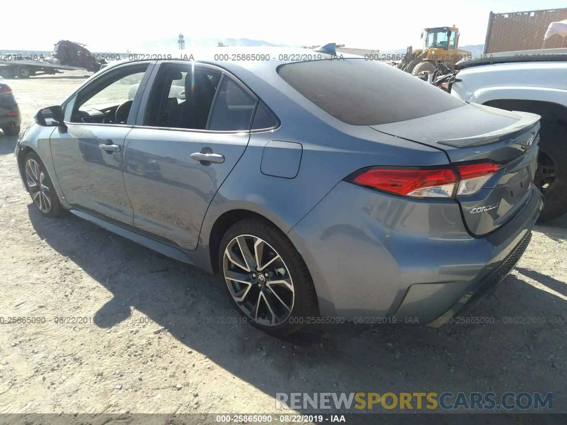 3 Photograph of a damaged car JTDS4RCE7LJ001542 TOYOTA COROLLA 2020