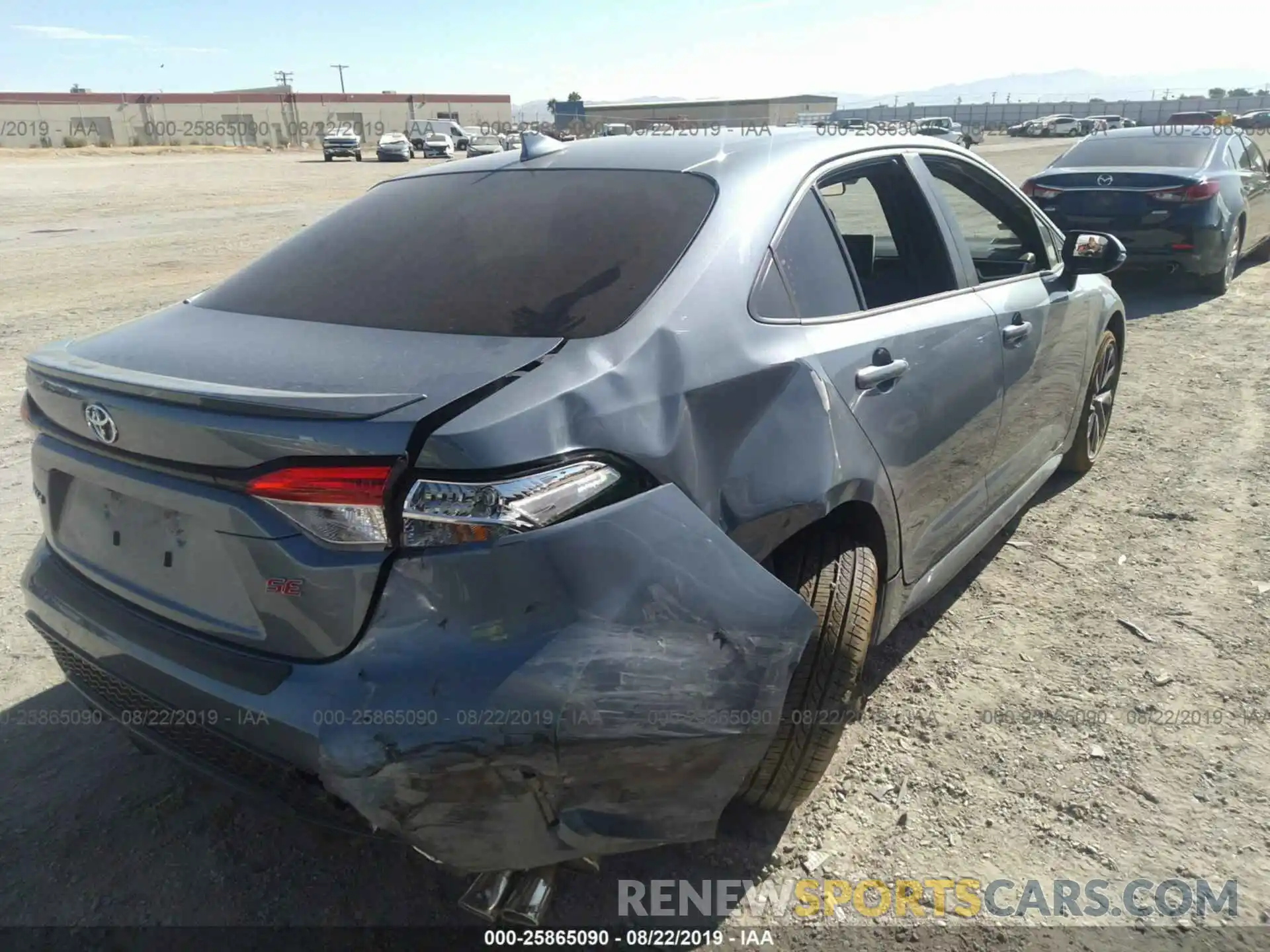 6 Photograph of a damaged car JTDS4RCE7LJ001542 TOYOTA COROLLA 2020