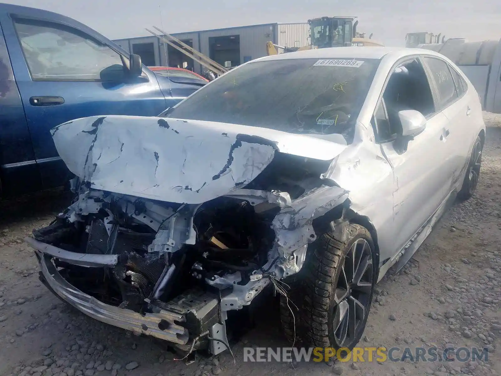 2 Photograph of a damaged car JTDS4RCE7LJ002285 TOYOTA COROLLA 2020