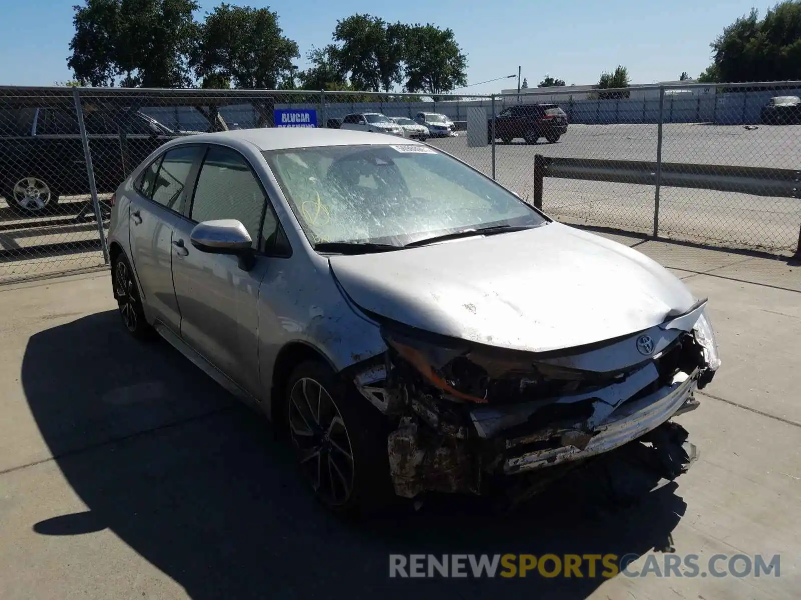 1 Photograph of a damaged car JTDS4RCE7LJ002433 TOYOTA COROLLA 2020