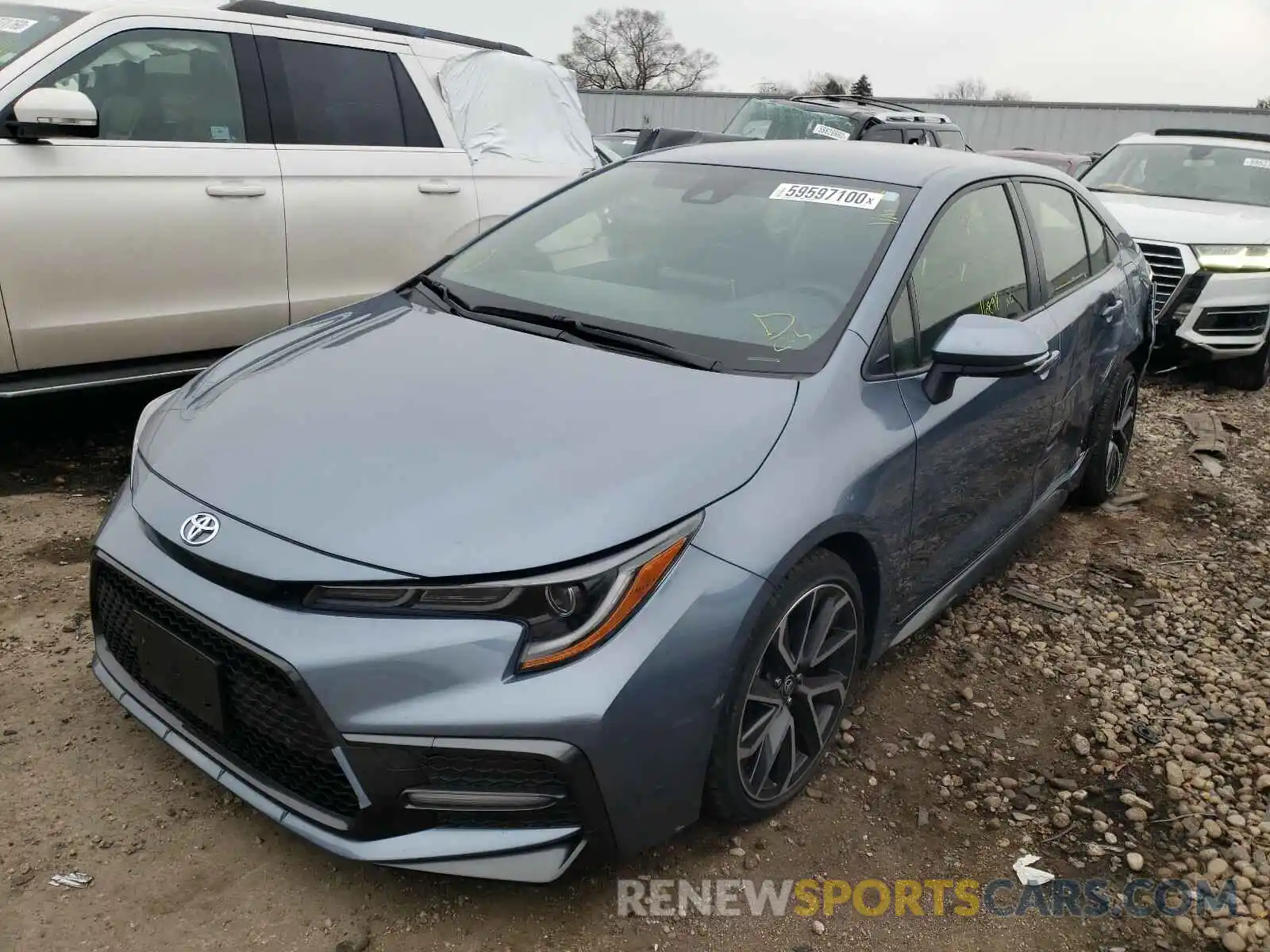 2 Photograph of a damaged car JTDS4RCE7LJ002917 TOYOTA COROLLA 2020