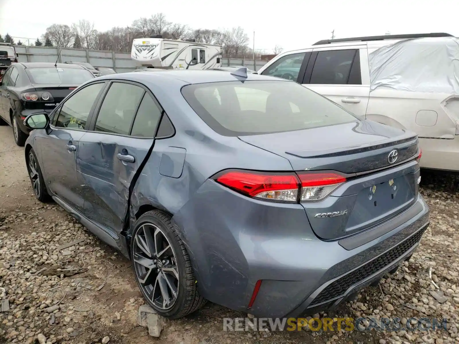 3 Photograph of a damaged car JTDS4RCE7LJ002917 TOYOTA COROLLA 2020