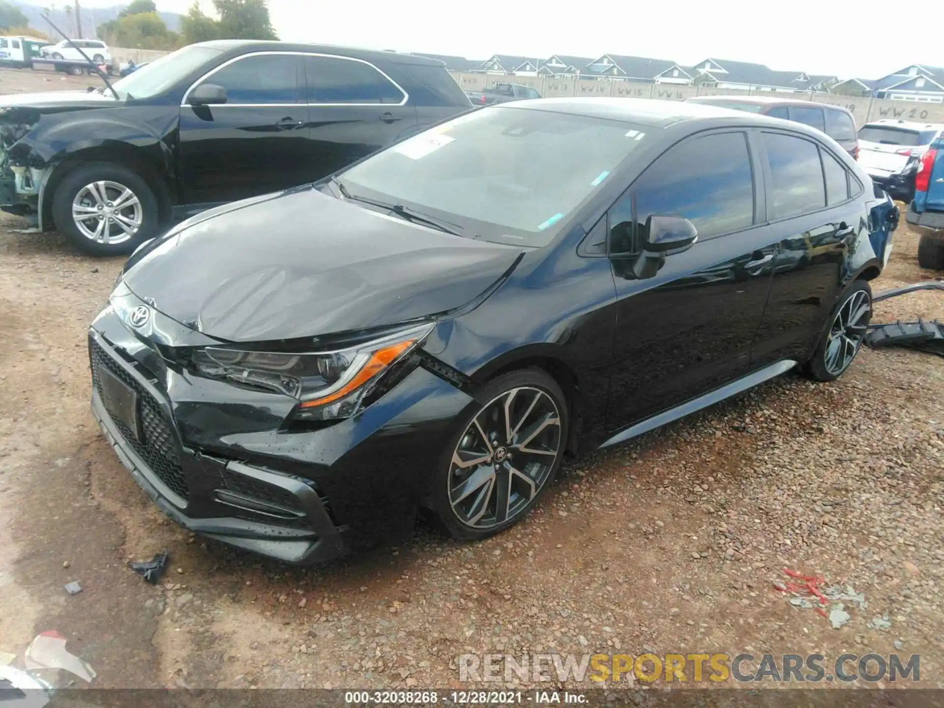 2 Photograph of a damaged car JTDS4RCE7LJ002951 TOYOTA COROLLA 2020