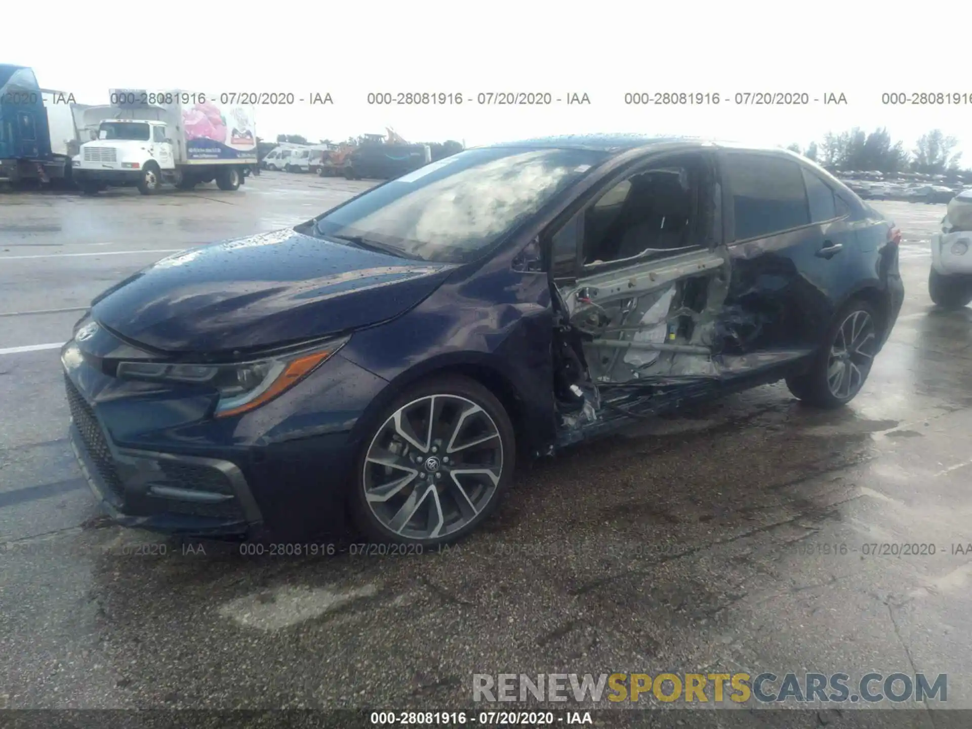 2 Photograph of a damaged car JTDS4RCE7LJ003484 TOYOTA COROLLA 2020