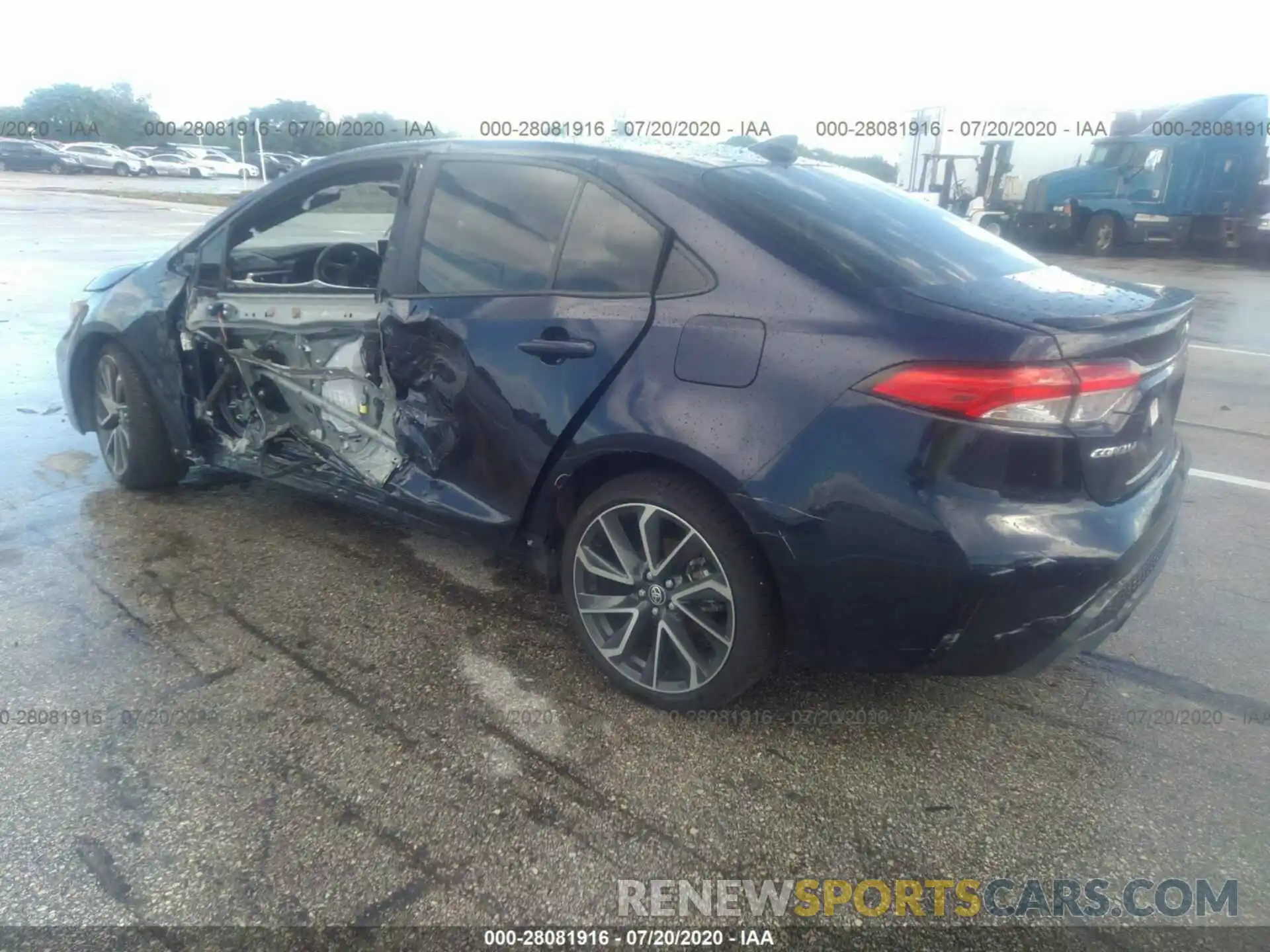 3 Photograph of a damaged car JTDS4RCE7LJ003484 TOYOTA COROLLA 2020