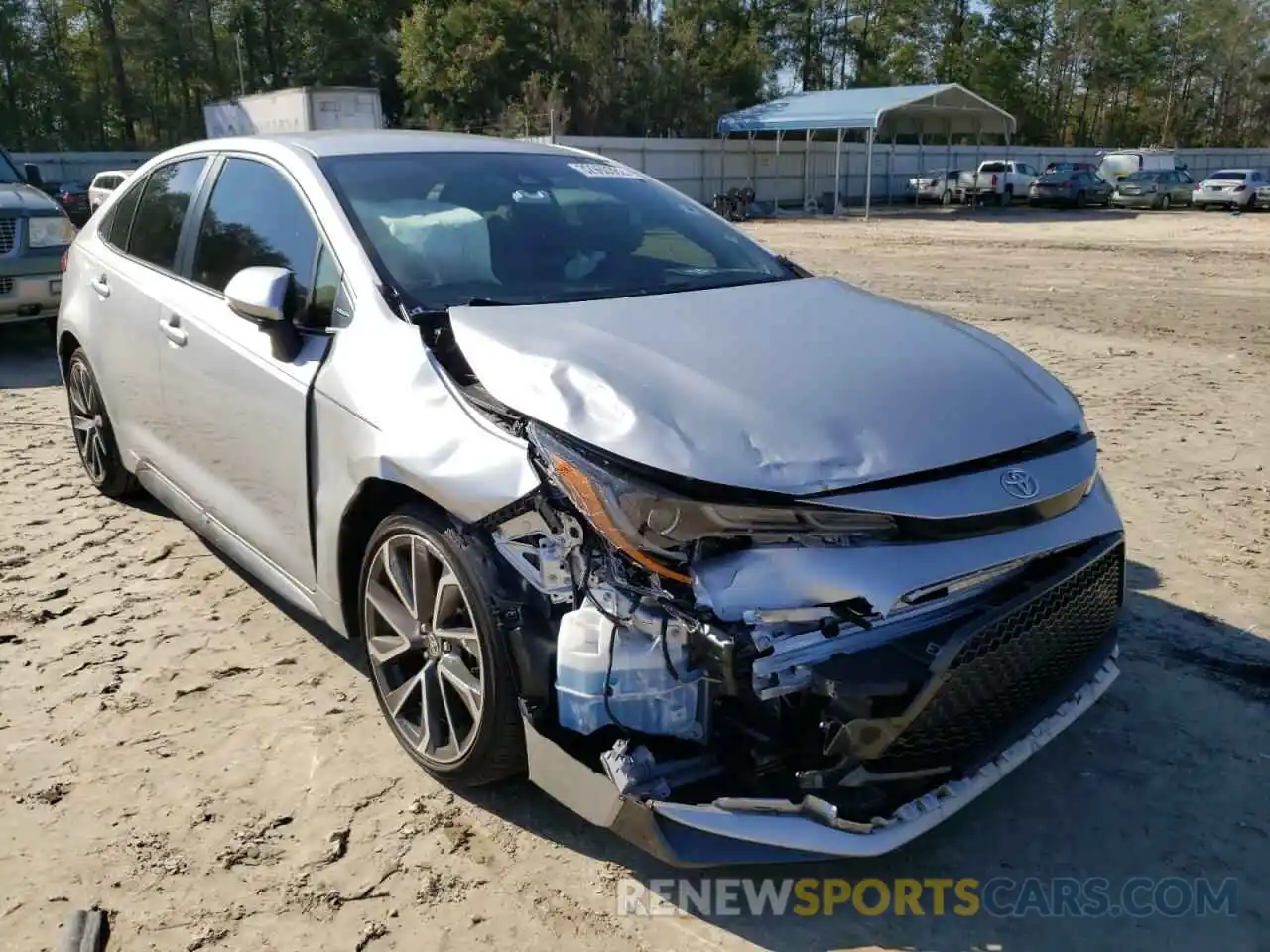 1 Photograph of a damaged car JTDS4RCE7LJ003582 TOYOTA COROLLA 2020