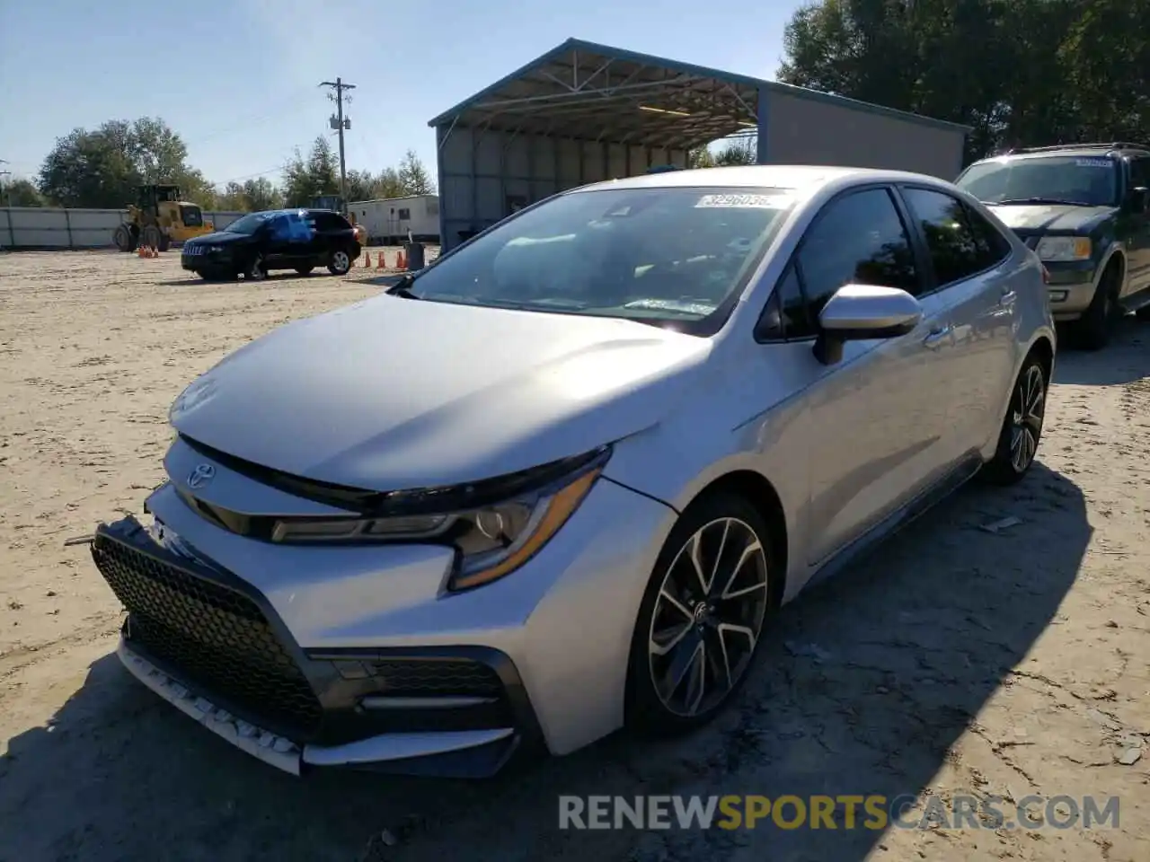 2 Photograph of a damaged car JTDS4RCE7LJ003582 TOYOTA COROLLA 2020