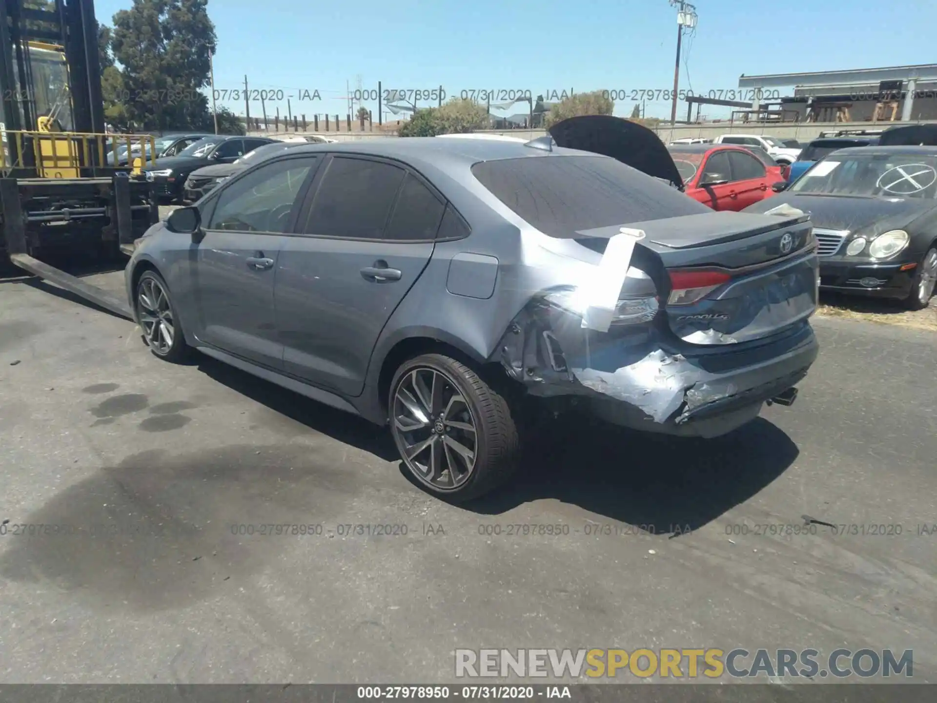 3 Photograph of a damaged car JTDS4RCE7LJ003873 TOYOTA COROLLA 2020