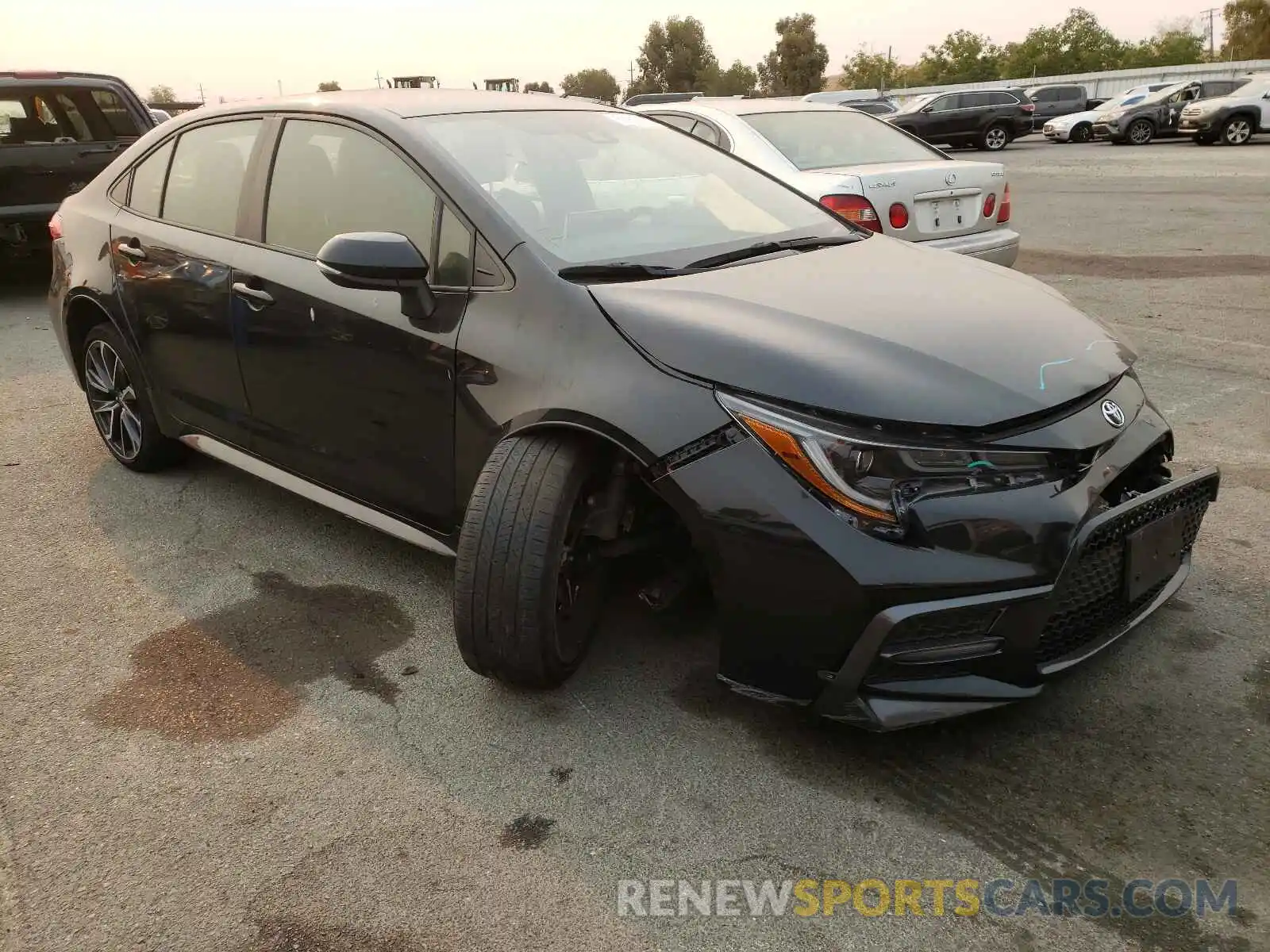 1 Photograph of a damaged car JTDS4RCE7LJ003985 TOYOTA COROLLA 2020