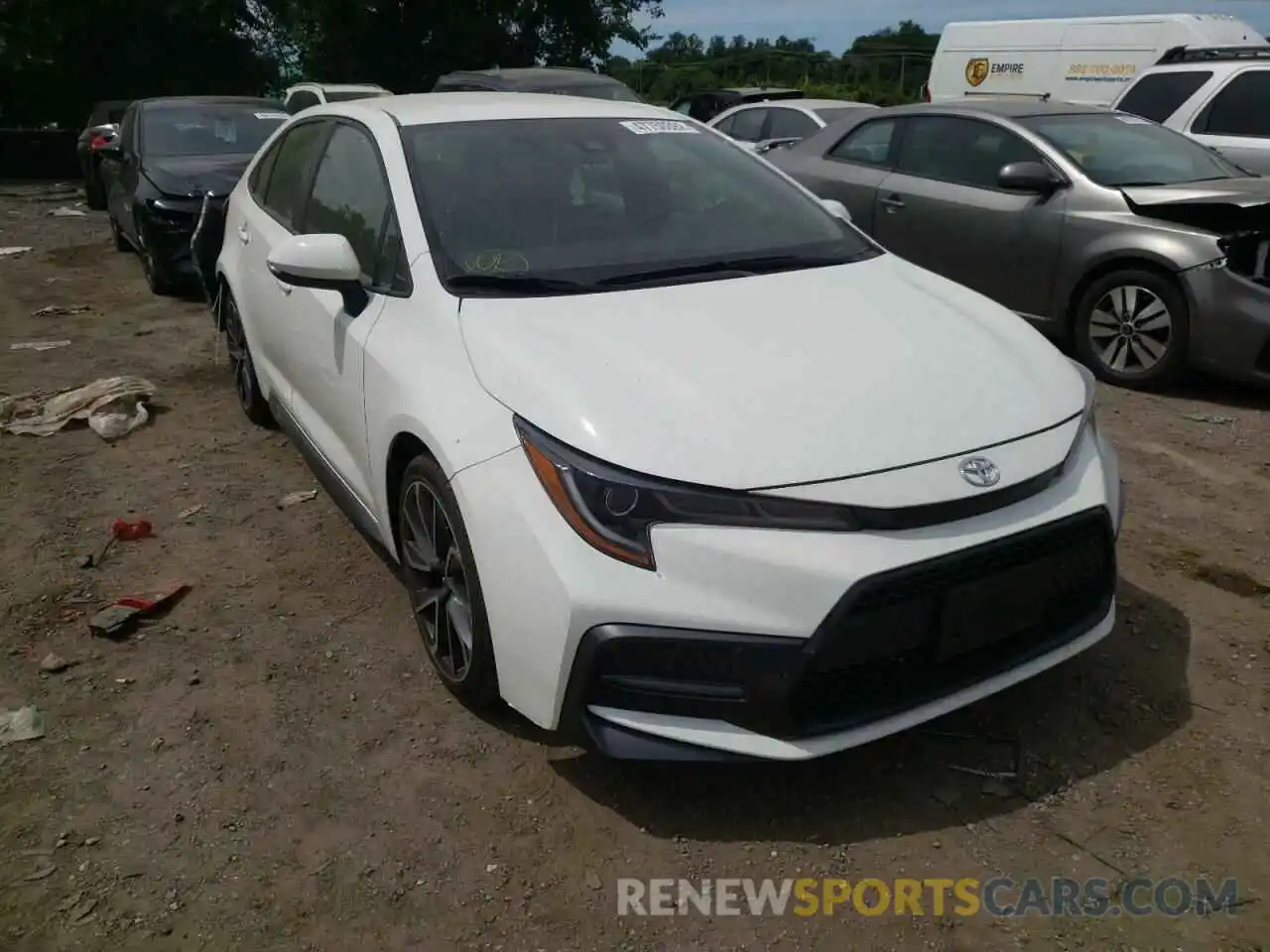 1 Photograph of a damaged car JTDS4RCE7LJ004117 TOYOTA COROLLA 2020