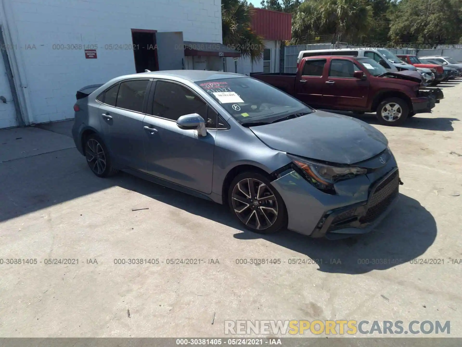 1 Photograph of a damaged car JTDS4RCE7LJ004800 TOYOTA COROLLA 2020