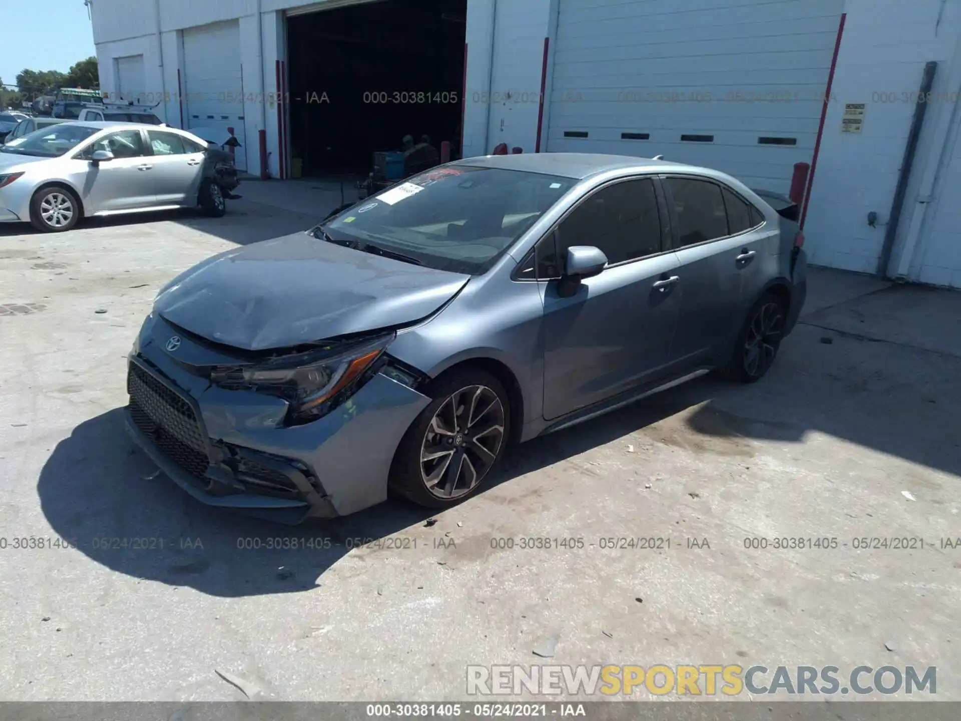 2 Photograph of a damaged car JTDS4RCE7LJ004800 TOYOTA COROLLA 2020