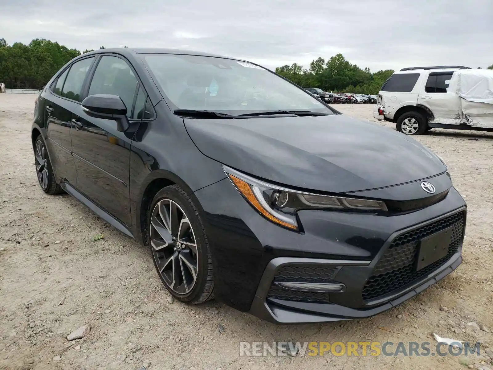 1 Photograph of a damaged car JTDS4RCE7LJ005493 TOYOTA COROLLA 2020