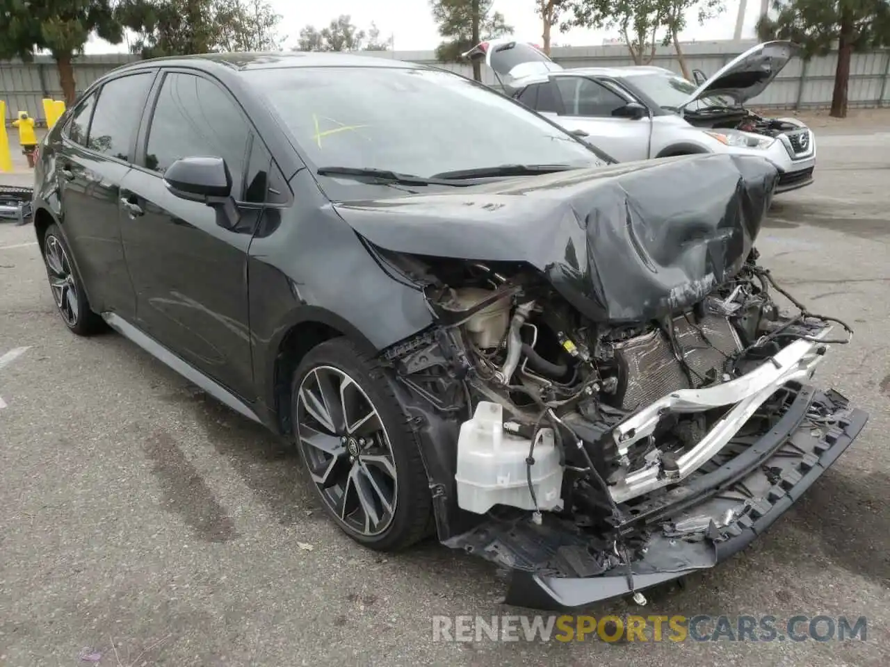 1 Photograph of a damaged car JTDS4RCE7LJ005686 TOYOTA COROLLA 2020