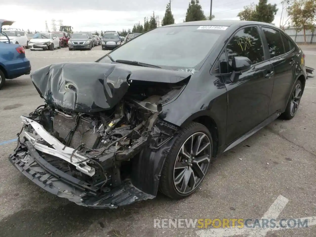 2 Photograph of a damaged car JTDS4RCE7LJ005686 TOYOTA COROLLA 2020