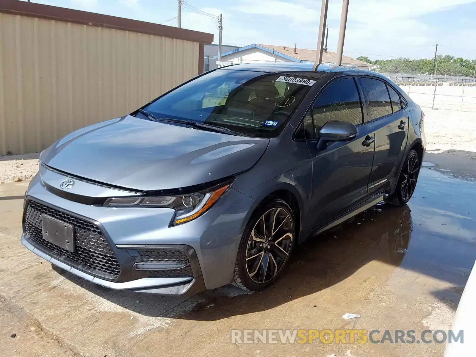 2 Photograph of a damaged car JTDS4RCE7LJ005834 TOYOTA COROLLA 2020