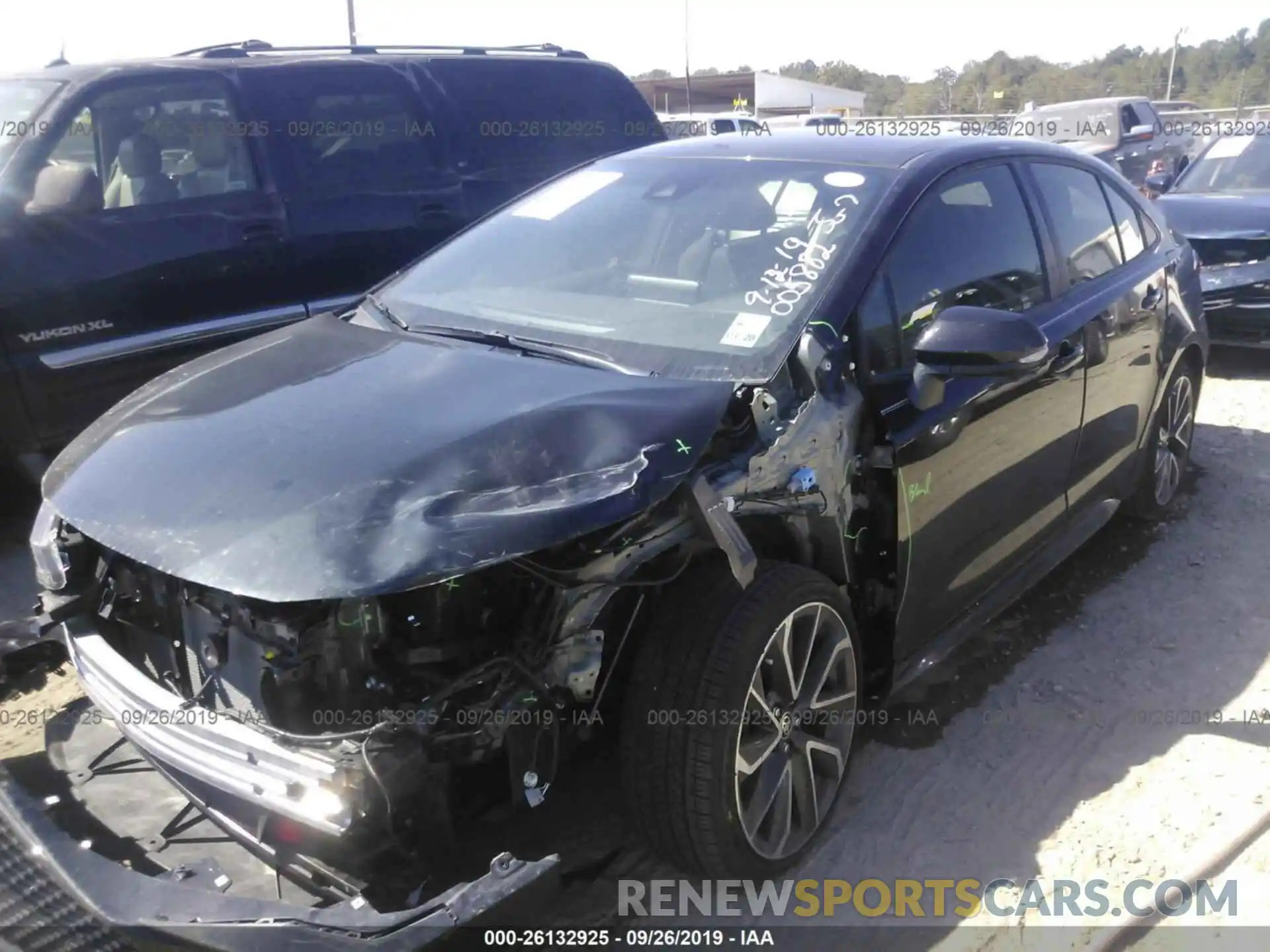 2 Photograph of a damaged car JTDS4RCE7LJ005882 TOYOTA COROLLA 2020