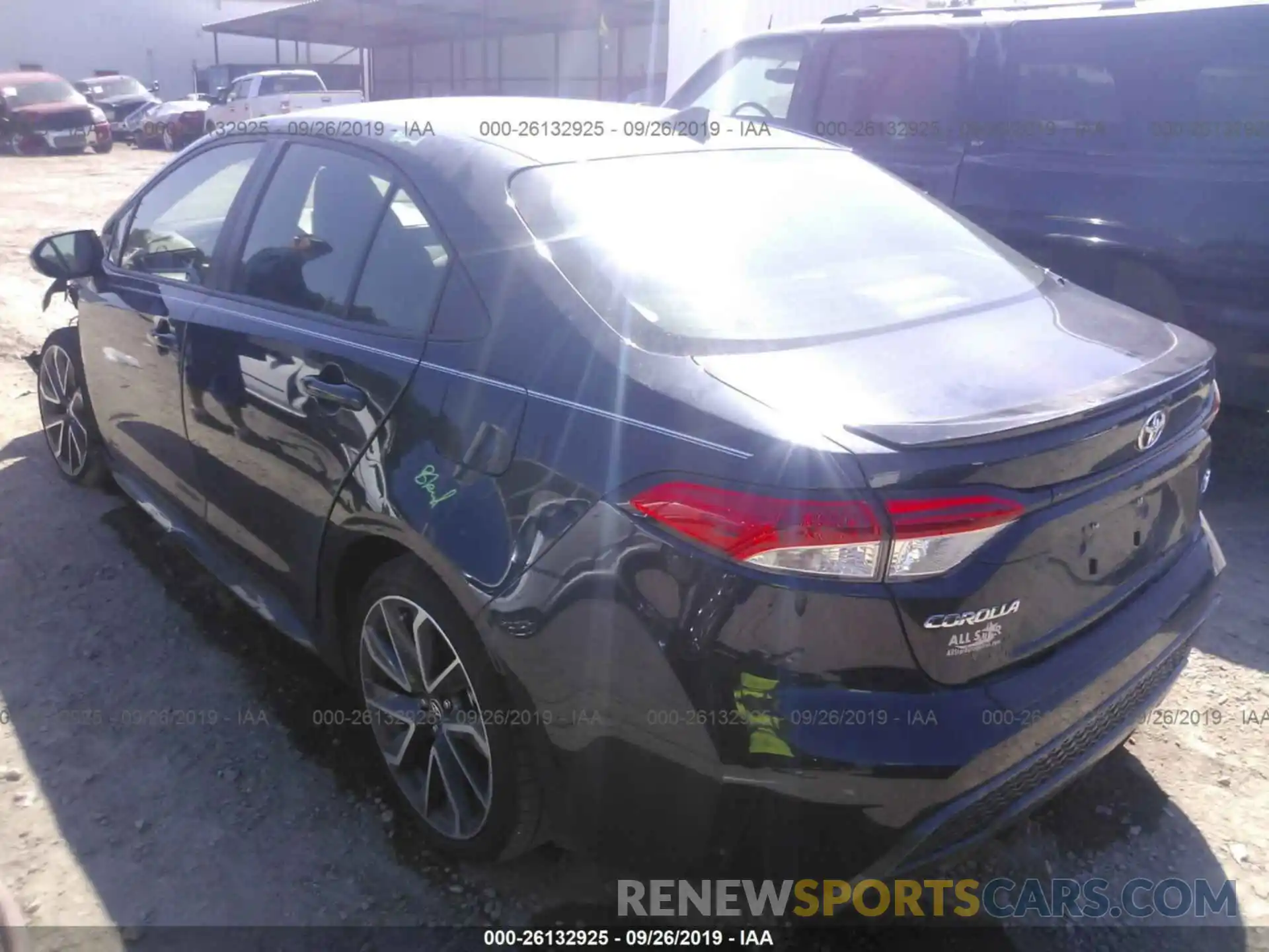 3 Photograph of a damaged car JTDS4RCE7LJ005882 TOYOTA COROLLA 2020