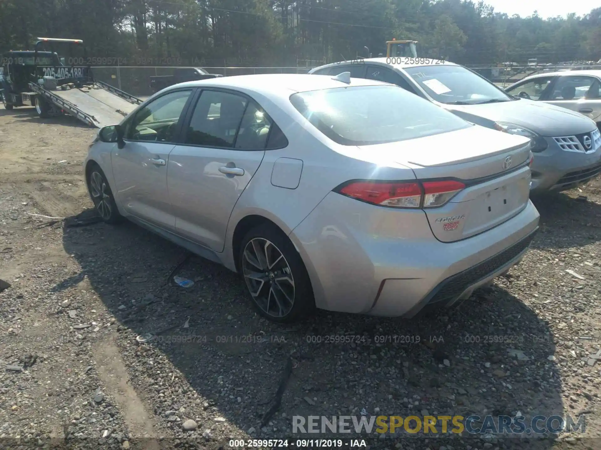 3 Photograph of a damaged car JTDS4RCE7LJ006045 TOYOTA COROLLA 2020