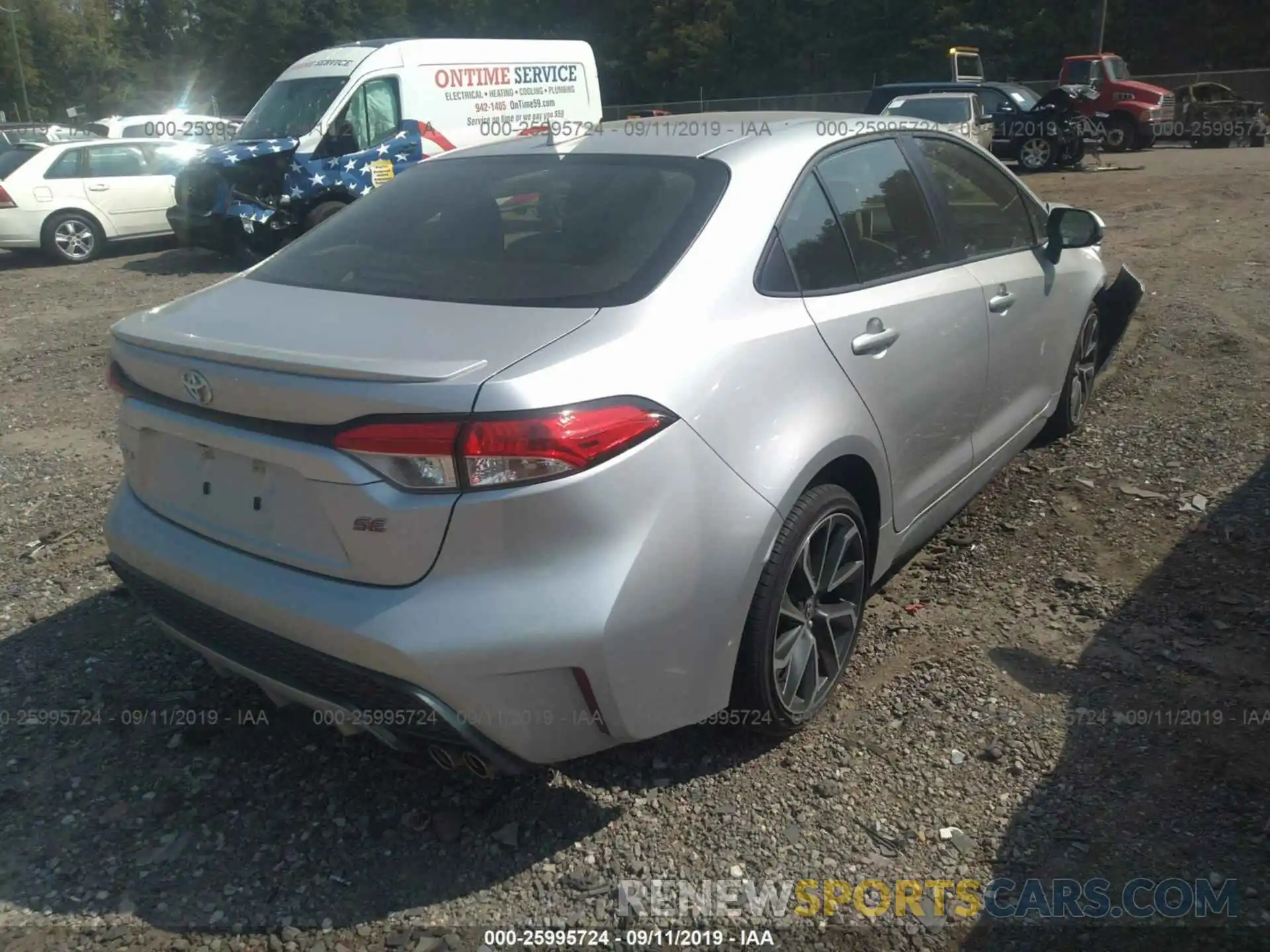 4 Photograph of a damaged car JTDS4RCE7LJ006045 TOYOTA COROLLA 2020