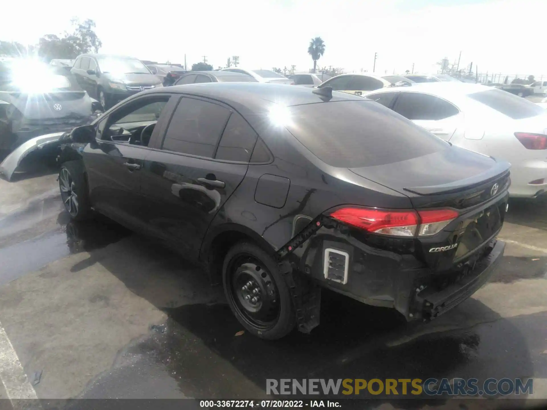 3 Photograph of a damaged car JTDS4RCE7LJ006854 TOYOTA COROLLA 2020