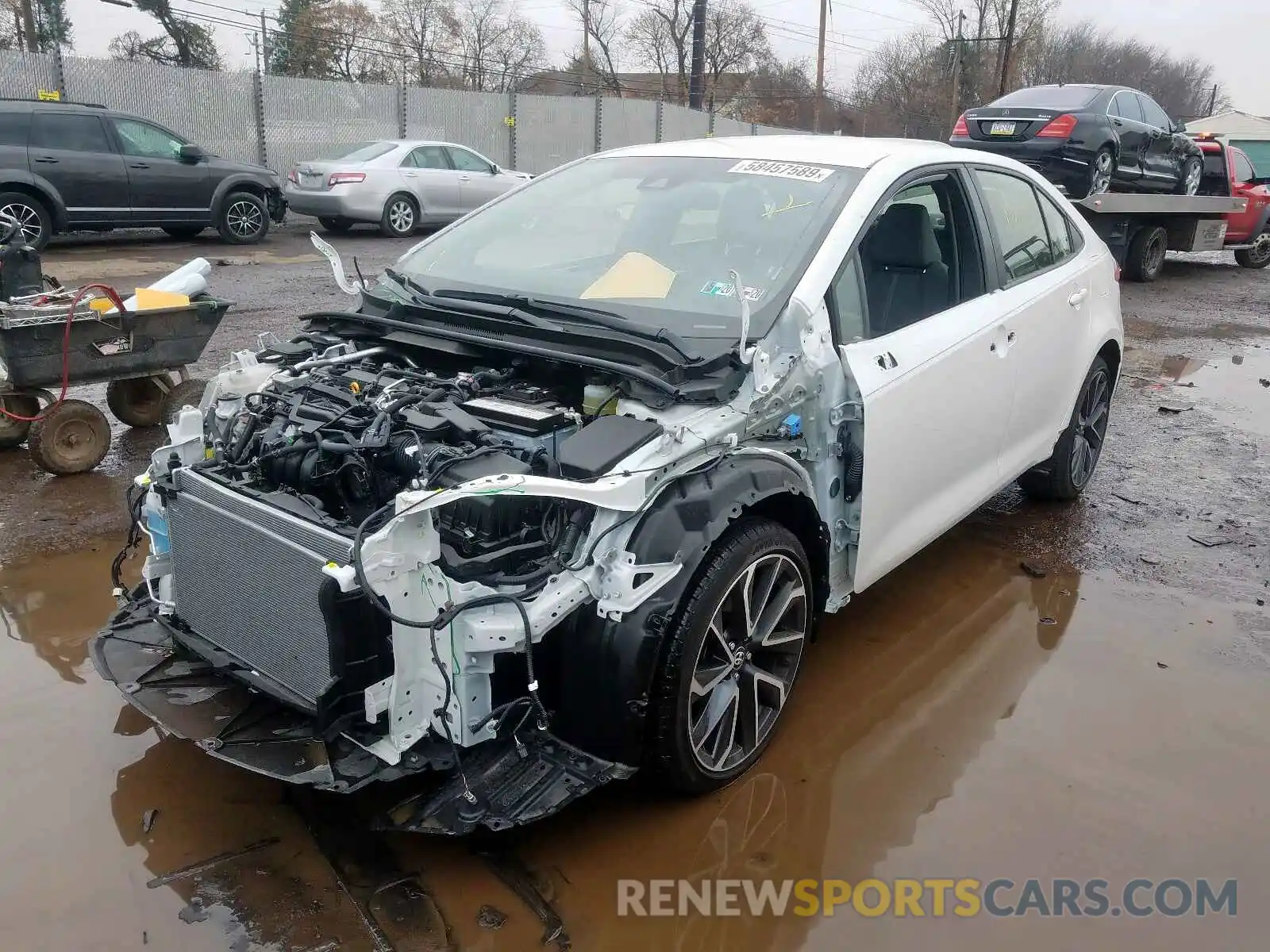 2 Photograph of a damaged car JTDS4RCE7LJ006949 TOYOTA COROLLA 2020