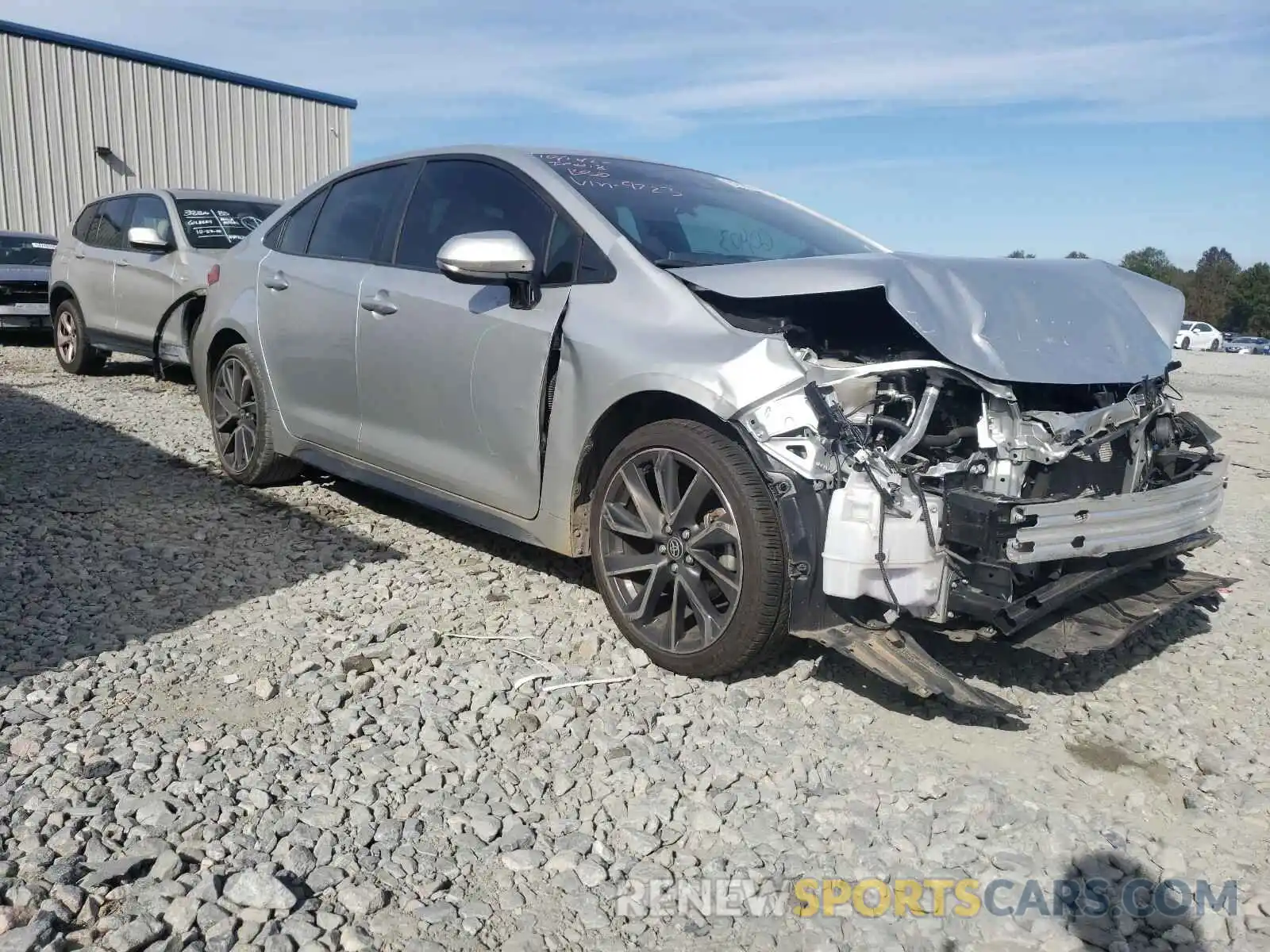 1 Photograph of a damaged car JTDS4RCE7LJ009723 TOYOTA COROLLA 2020