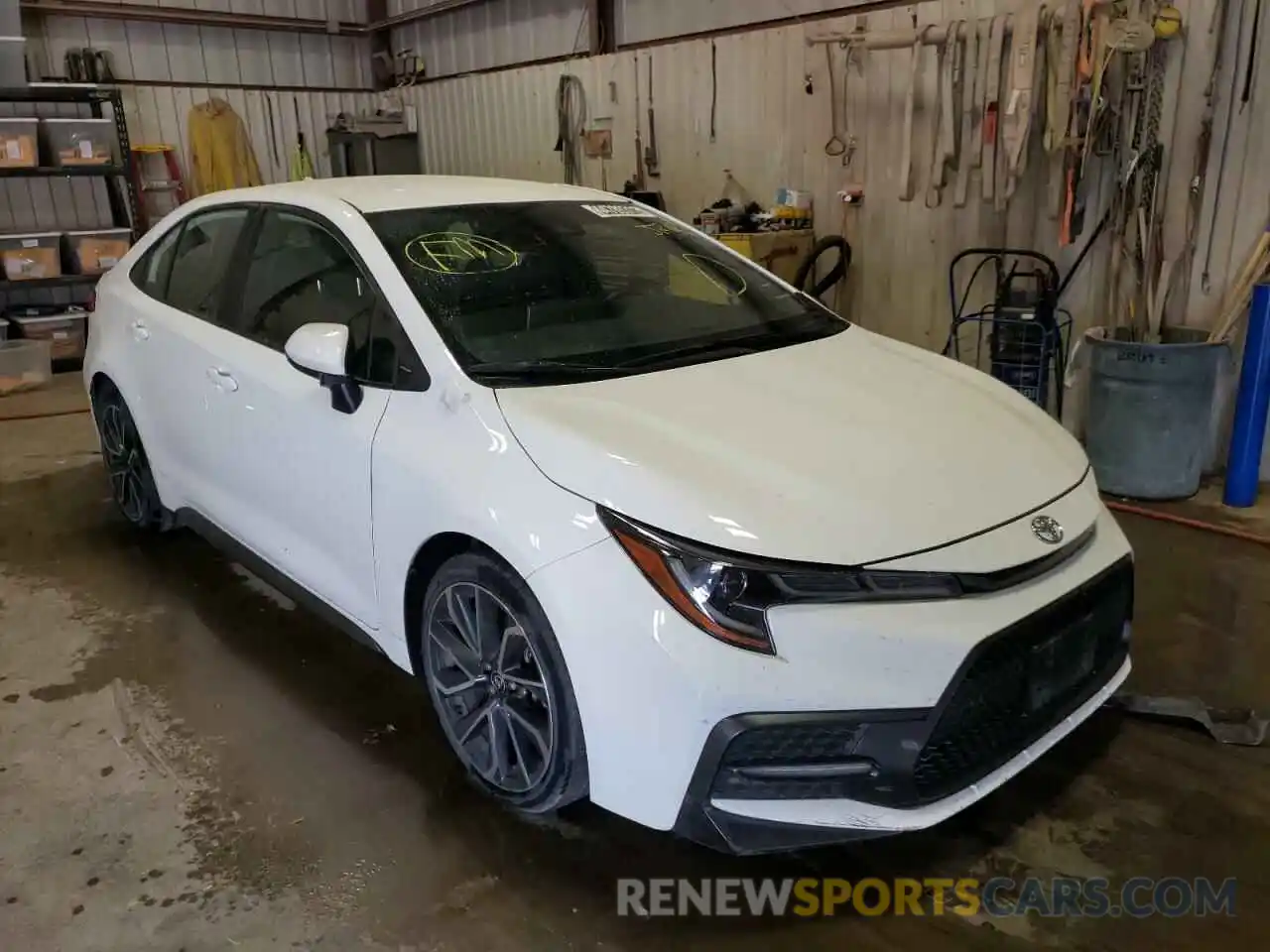 1 Photograph of a damaged car JTDS4RCE7LJ011519 TOYOTA COROLLA 2020