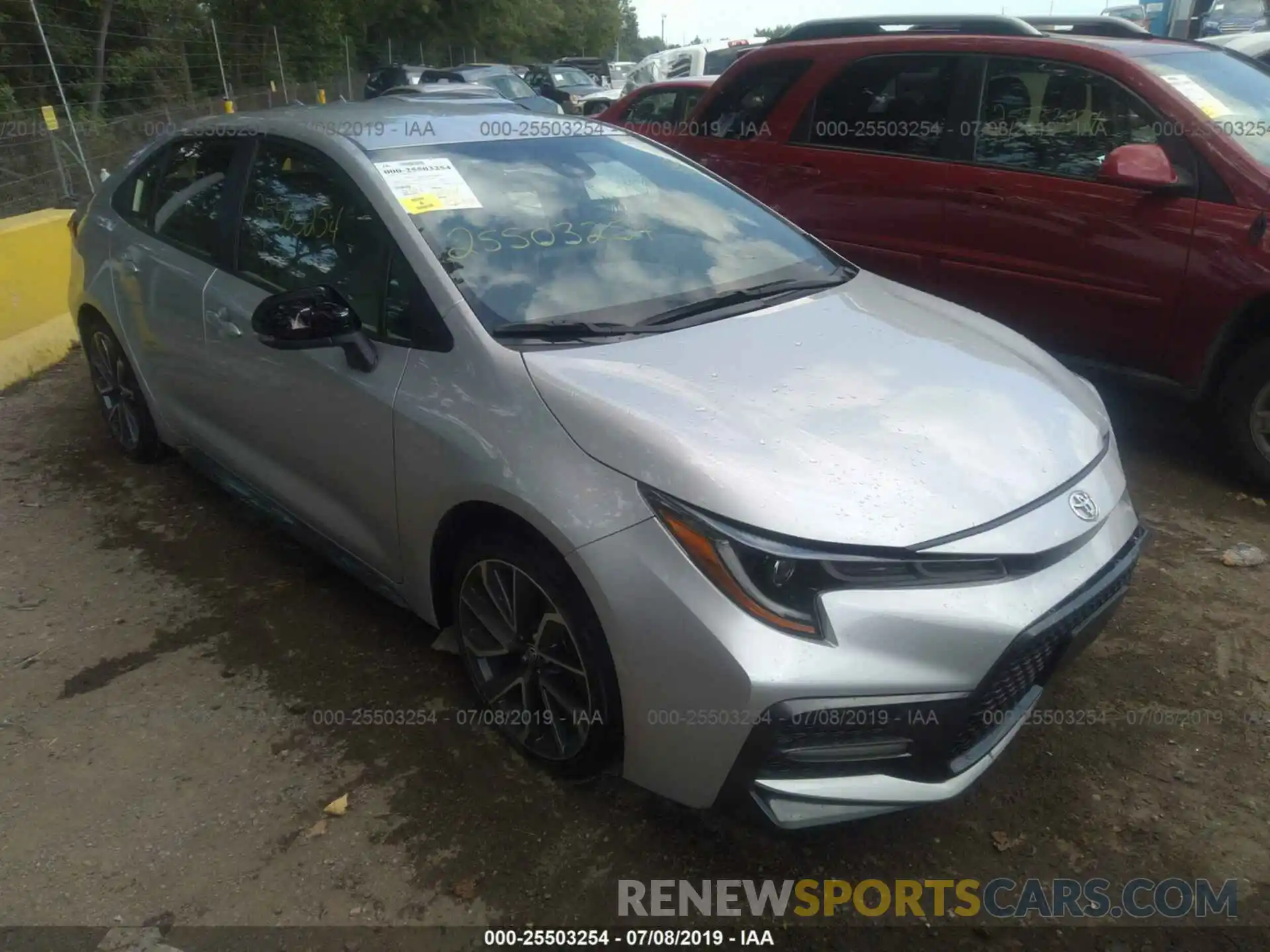 1 Photograph of a damaged car JTDS4RCE7LJ011620 TOYOTA COROLLA 2020