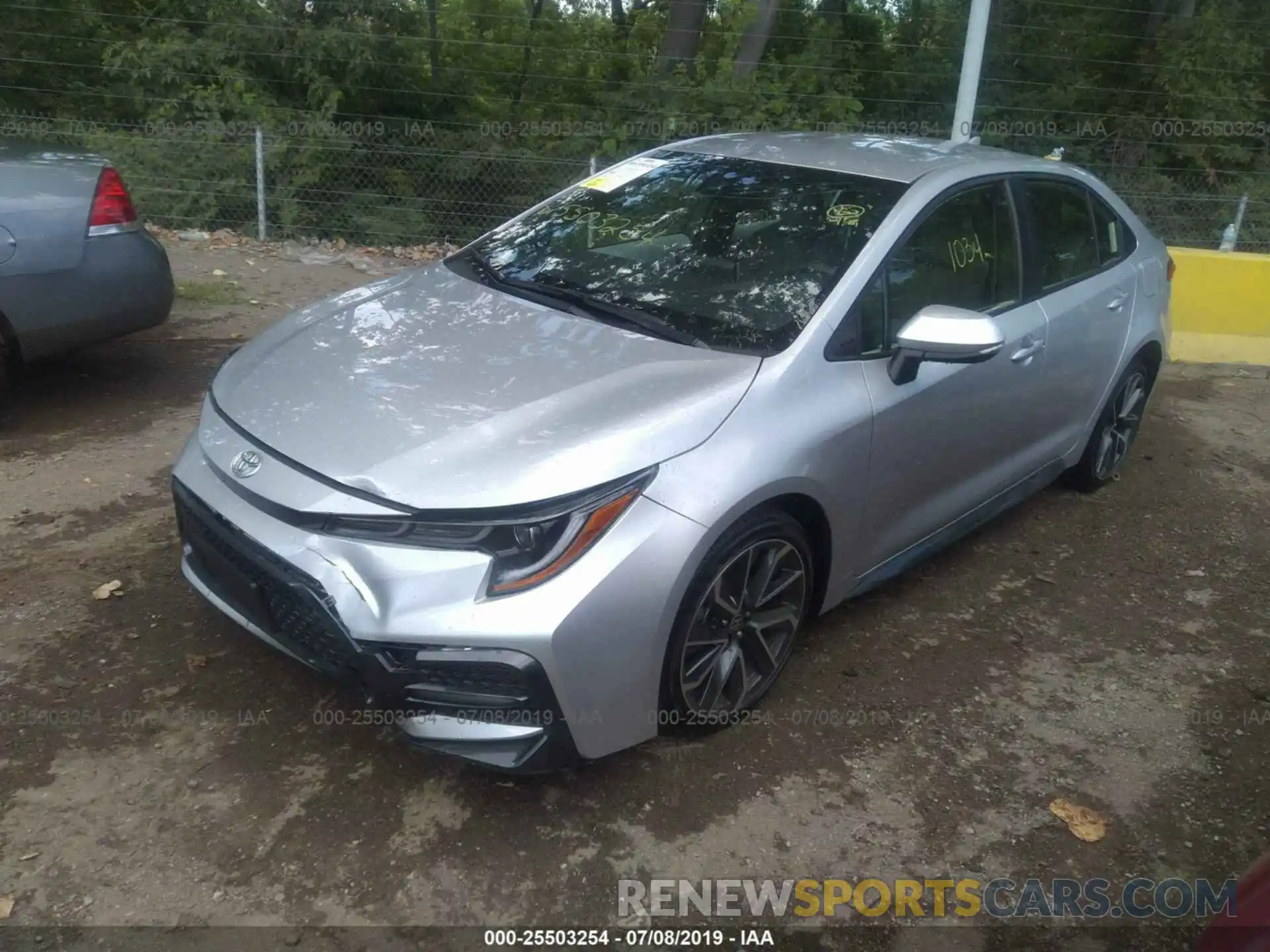 2 Photograph of a damaged car JTDS4RCE7LJ011620 TOYOTA COROLLA 2020