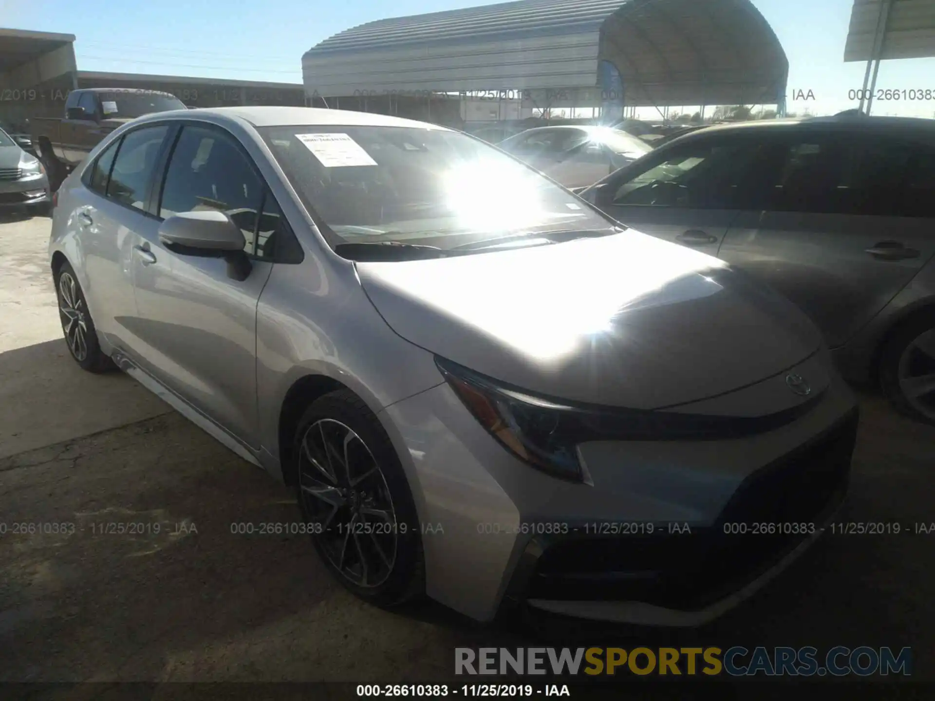 1 Photograph of a damaged car JTDS4RCE7LJ011732 TOYOTA COROLLA 2020