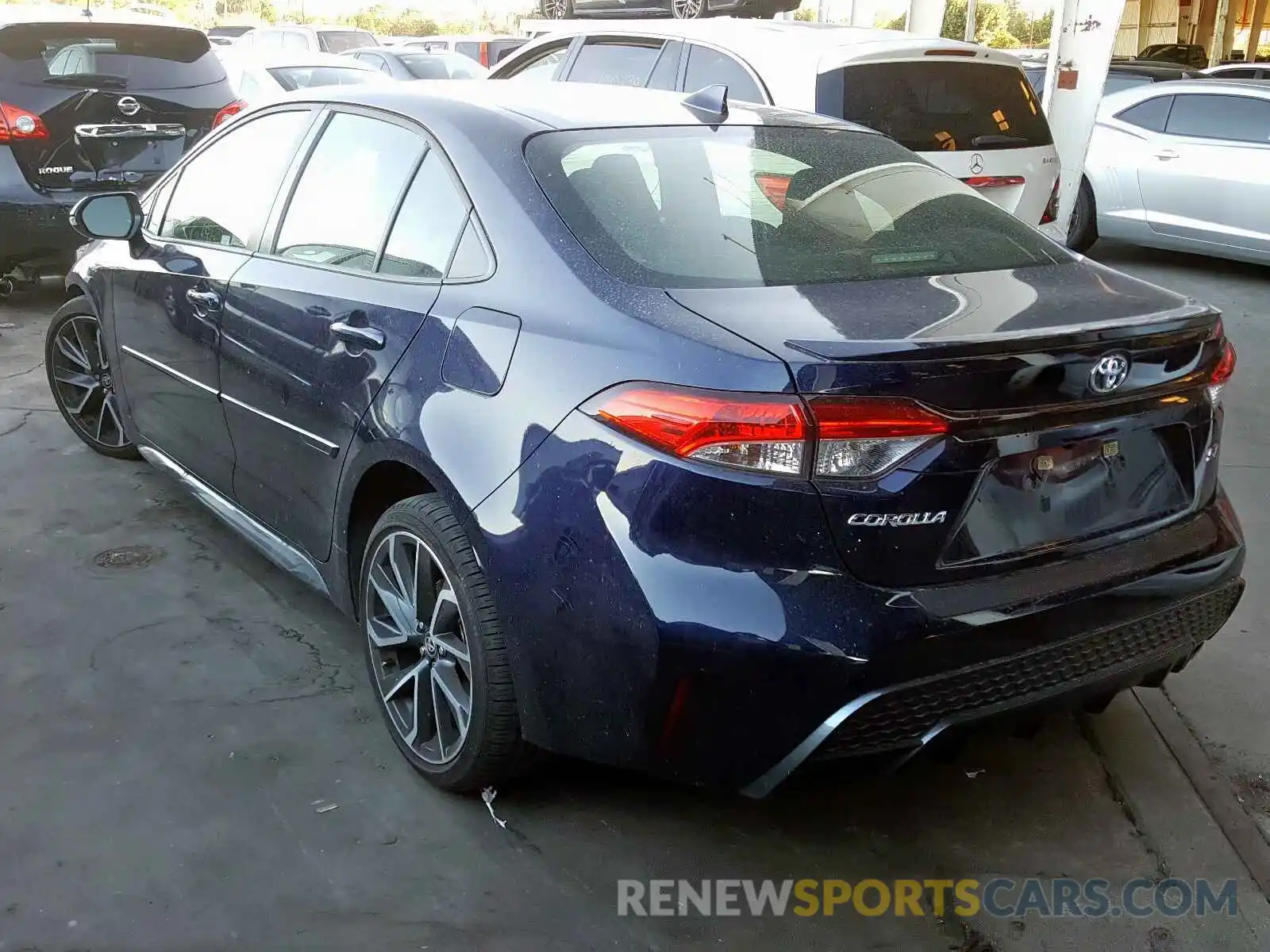 3 Photograph of a damaged car JTDS4RCE7LJ013867 TOYOTA COROLLA 2020