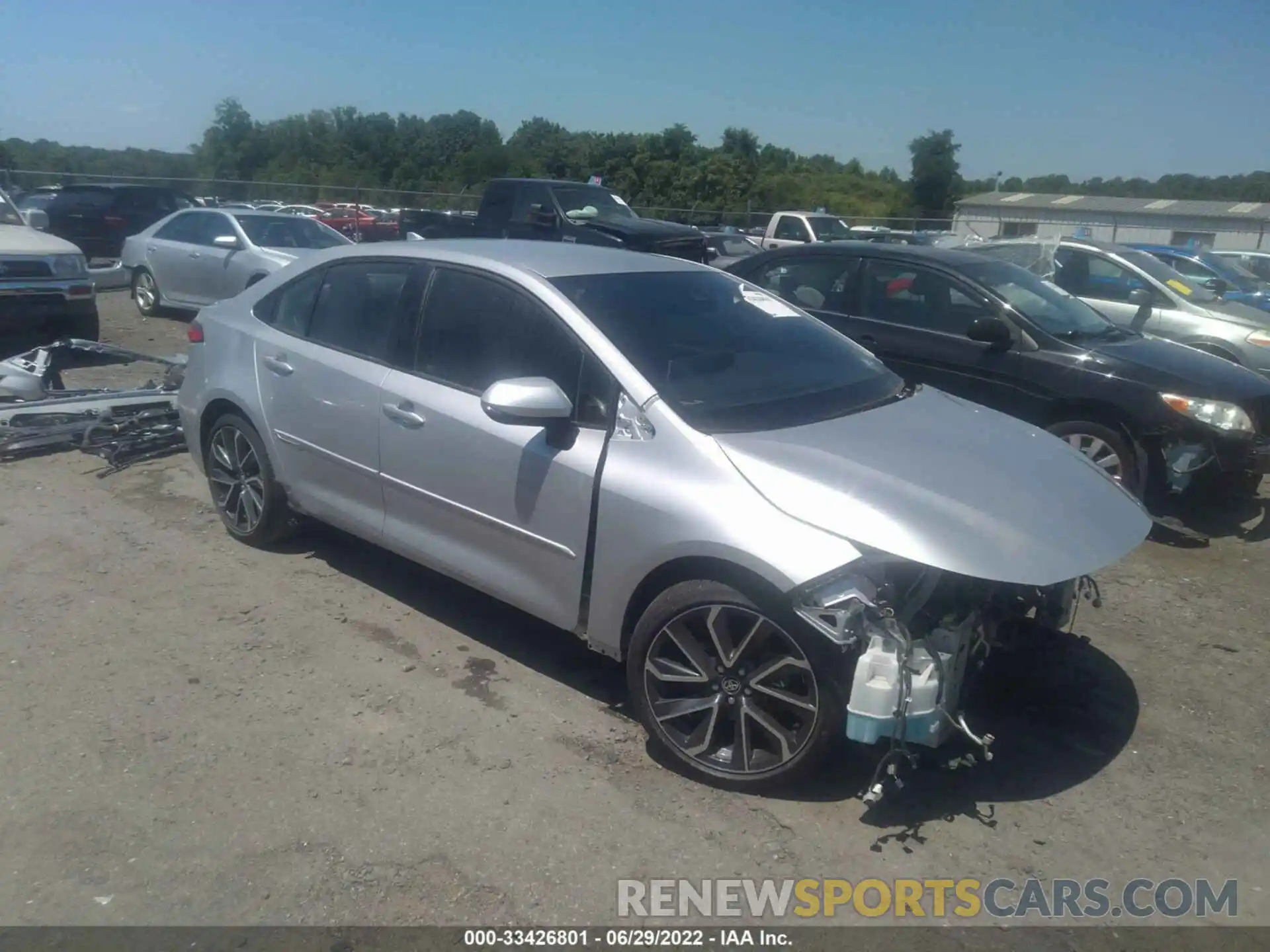 1 Photograph of a damaged car JTDS4RCE7LJ014176 TOYOTA COROLLA 2020