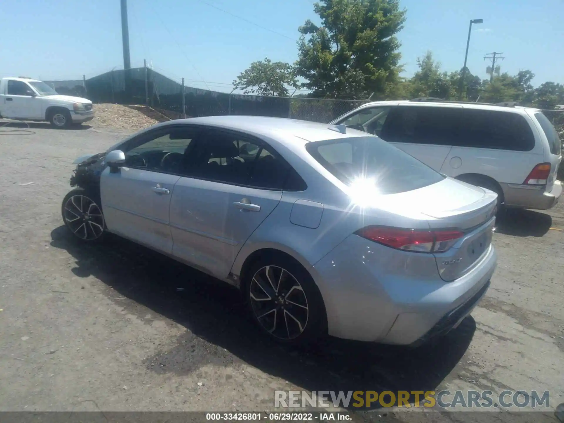 3 Photograph of a damaged car JTDS4RCE7LJ014176 TOYOTA COROLLA 2020