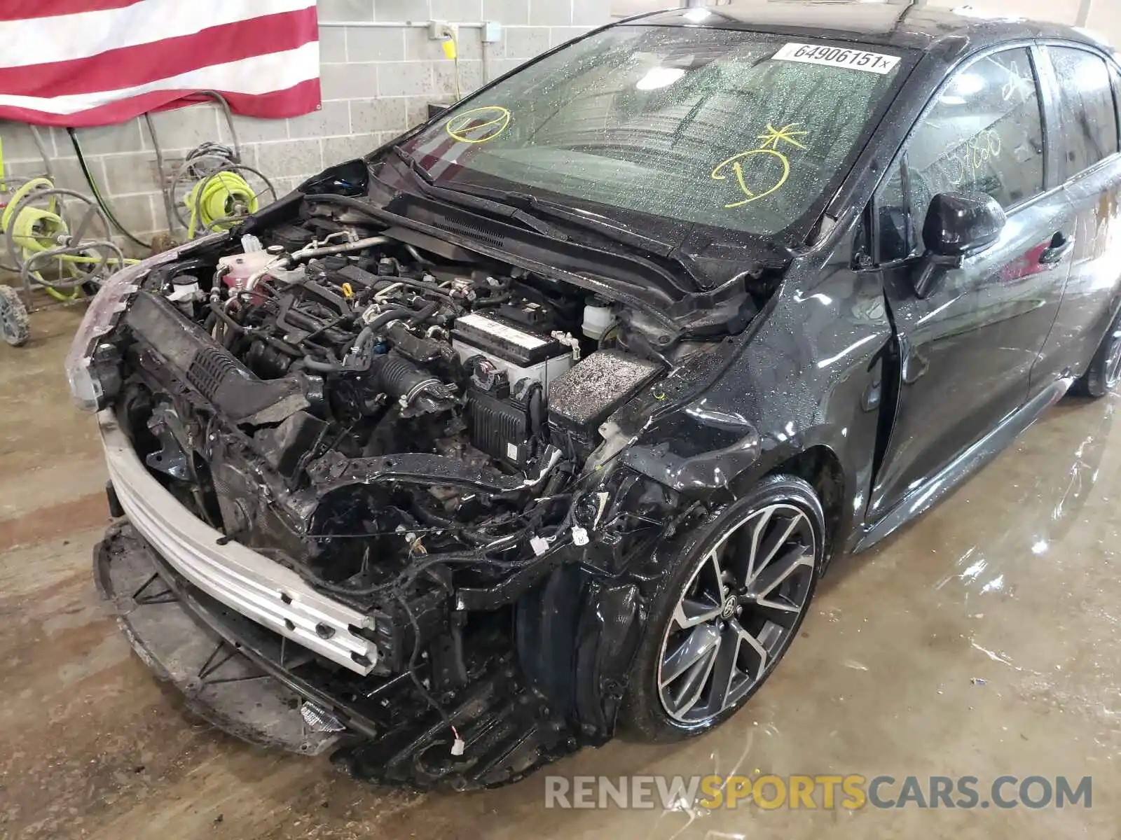 9 Photograph of a damaged car JTDS4RCE7LJ014842 TOYOTA COROLLA 2020